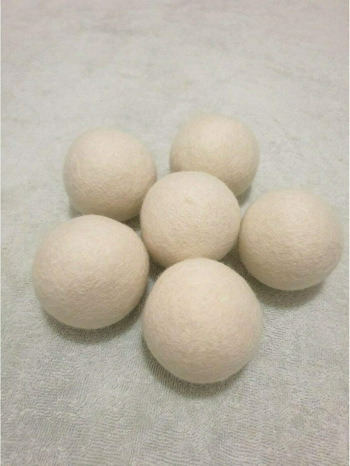 100% Natural Wool Dryer Balls Hand Made Engergy Saving 1000 Loads XL 7.5Cm 3 Balls image number 3
