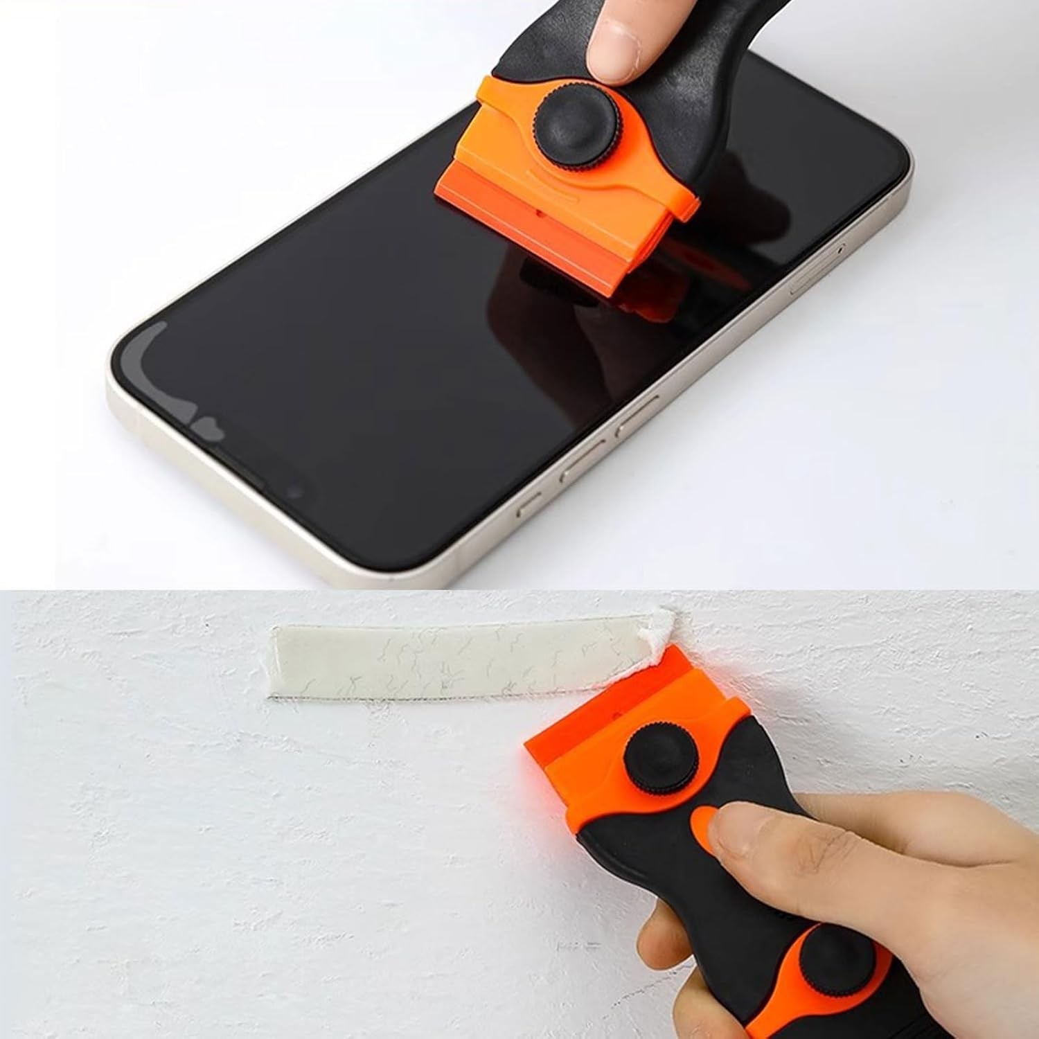 Foil Eraser, Eraser Disc, Rubber Sticker Remover, Foil Eraser, for Removing Films and Residues from Vehicles, Cars or Motorcycles, with 1 Scraper and 20 Replacement Blades image number 4