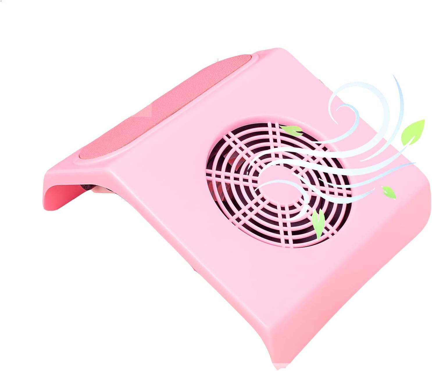 40W Portable Nail Vacuum Cleaner, Nail Dust Collector with 2 Dust Collecting Bags (White)