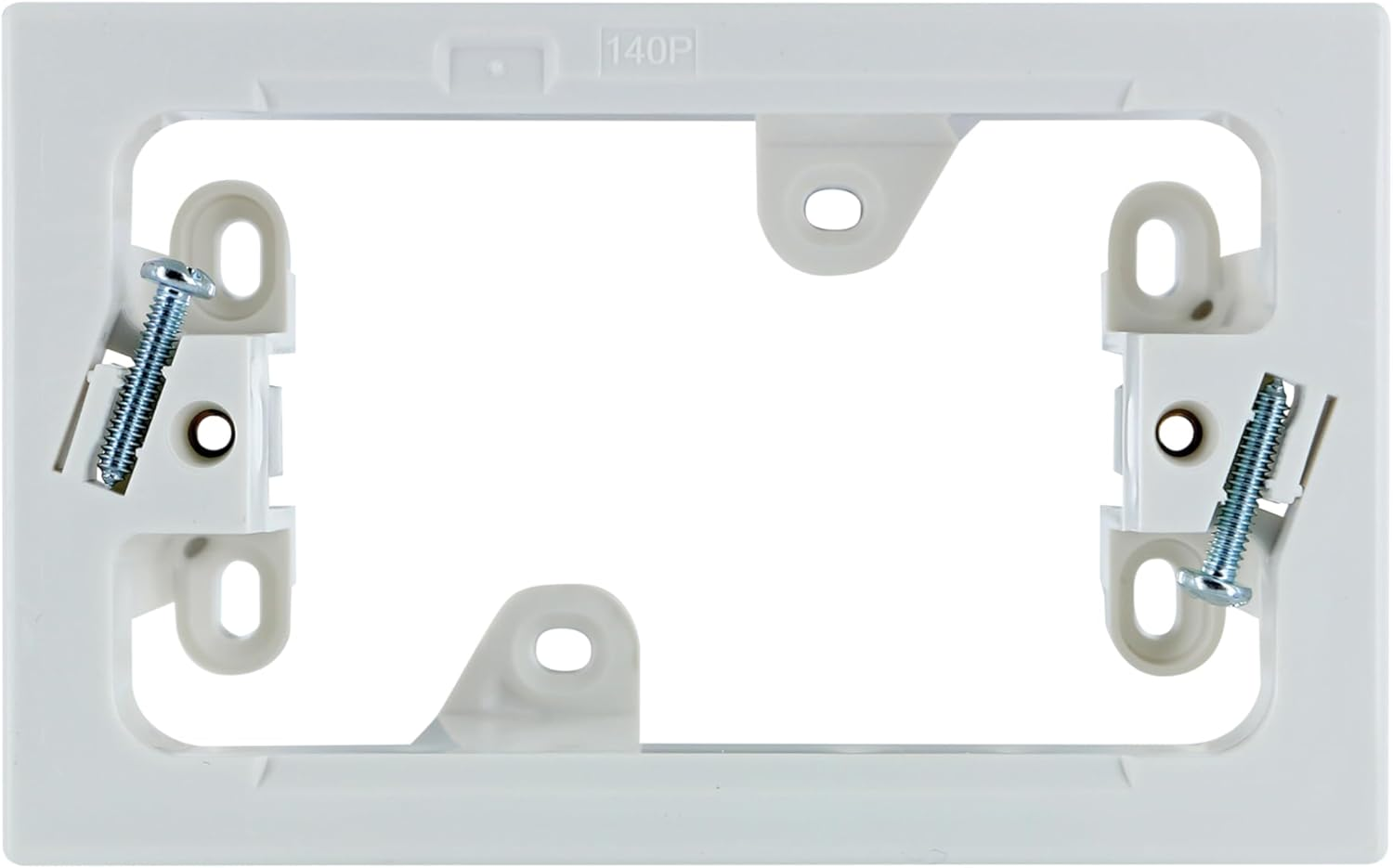 HPM Deep Surface Mounting Block for Switches and Gpos, White, 37 Mm