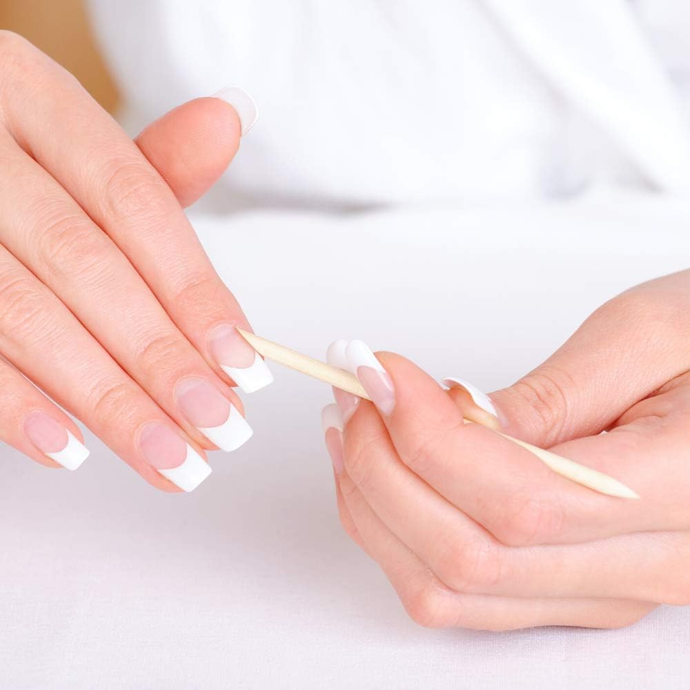 100PCS Orange Sticks for Nails - Wooden Cuticle Pusher & Remover Set - Non-Toxic, Skin-Safe - Wood Tools for Manicure & Pedicure - Disposable Set Useful for Home & Salon - Won'T Break Easily image number 6