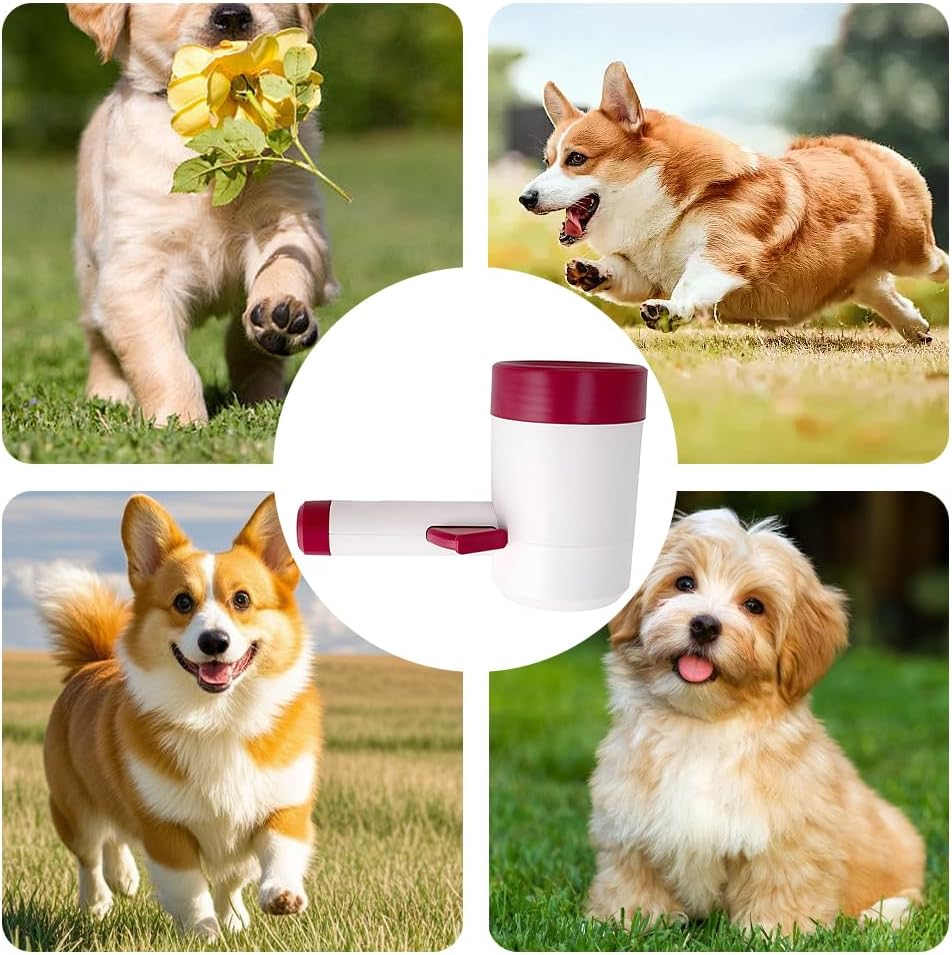 Pet Clean Foot Cup,Dog Cleaning Cup,Pet Soft Silicone Brush,Paw Brush Cleaner,Dog Paw Cleaner,For Small Medium Dogs,Portable Dog Paw Cleaner Tool,Easy to Use and Clean image number 1