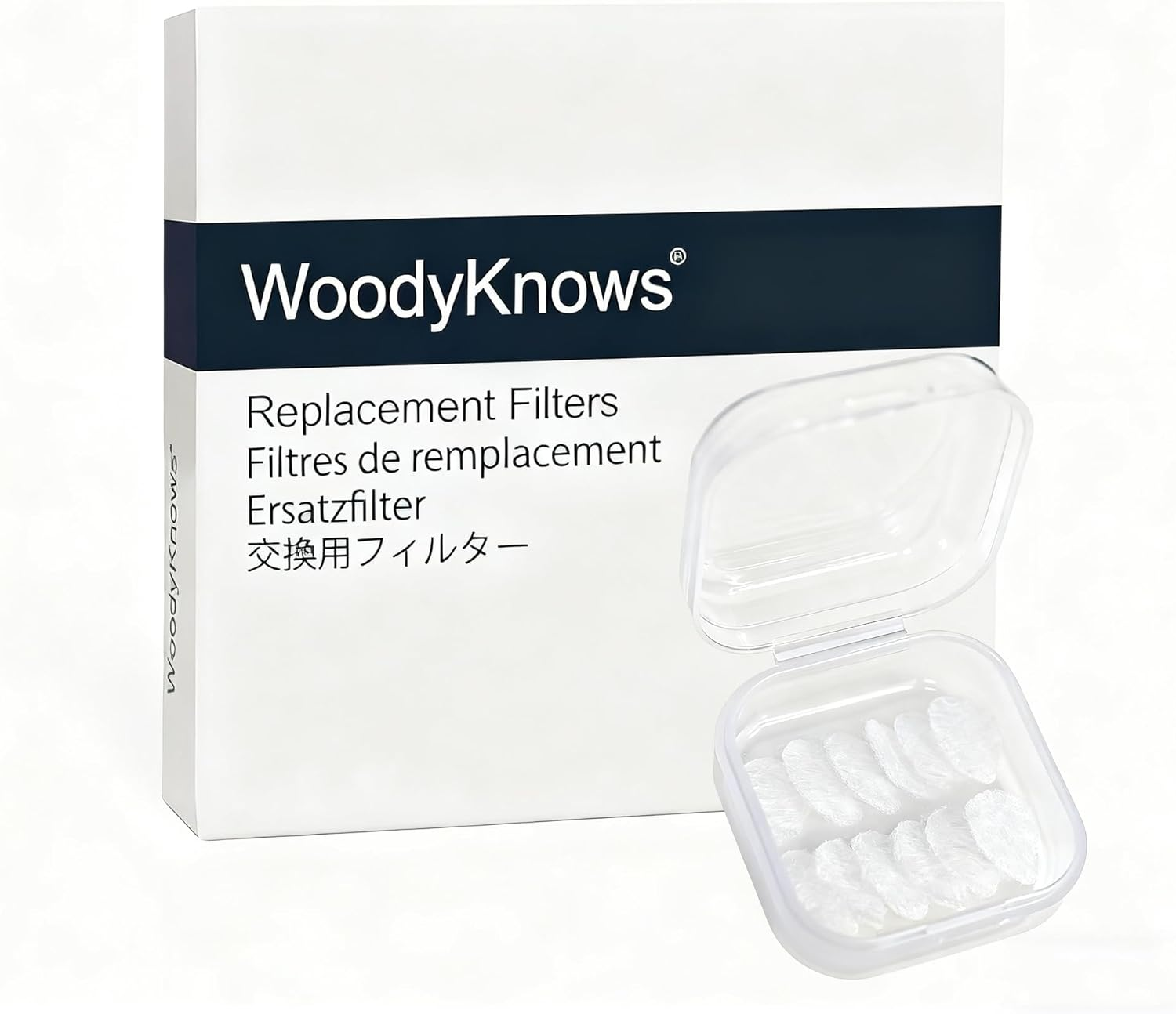 Replacement Filters of Woodyknows Nasclear Nasal Filters (Replacement Filter 60 Pairs, Small)