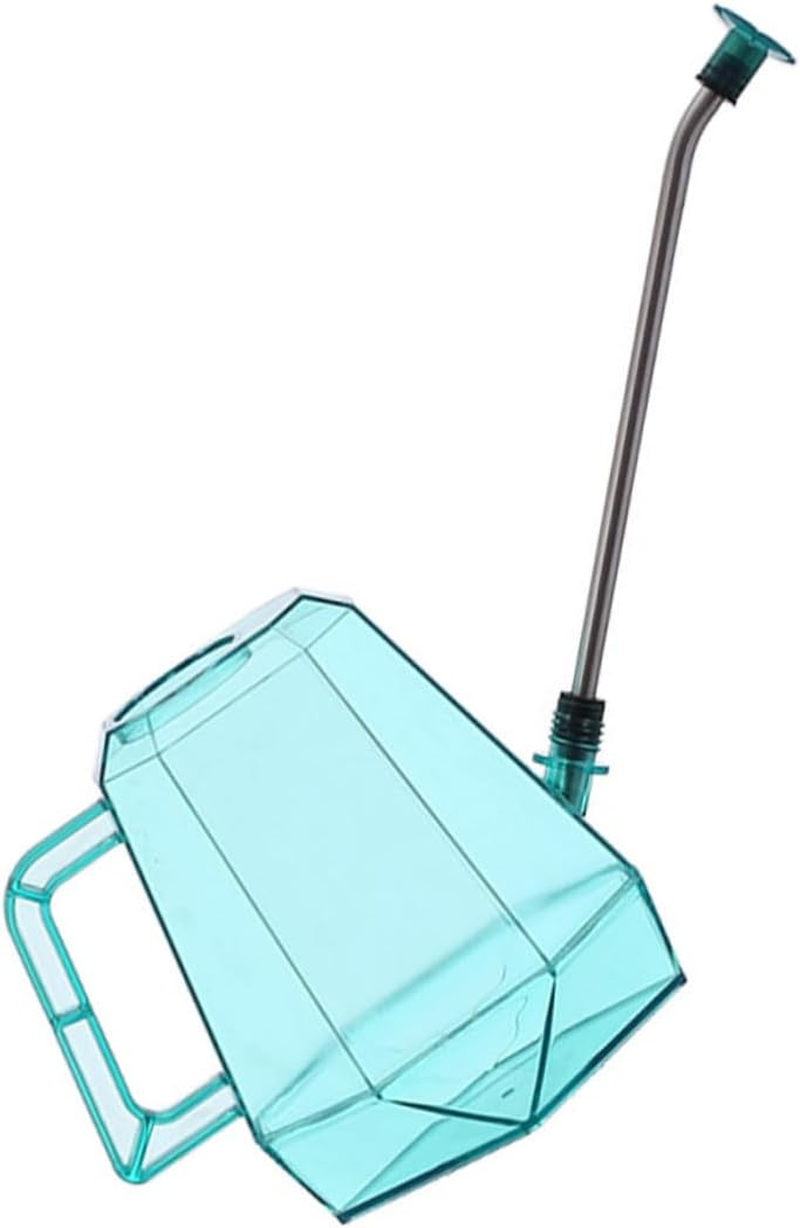 Kisangel Long Spout Watering Can for Gardening Supplies Portable Household Watering Pot Stainless Steel Construction for Indoor Plants and Outdoor Garden Use