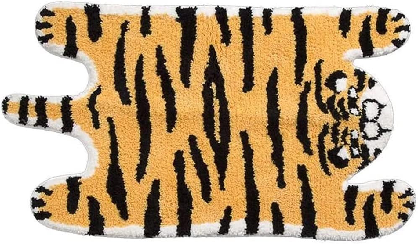 Cute Soft Crocodile Shaped Animals Bath Mat Area Rug for Bedroom Kitchen Bathroom Floor Water Absorption Non-Slip Small Carpet Door Mat Playmat 19.7In X 29.5In/50X75Cm