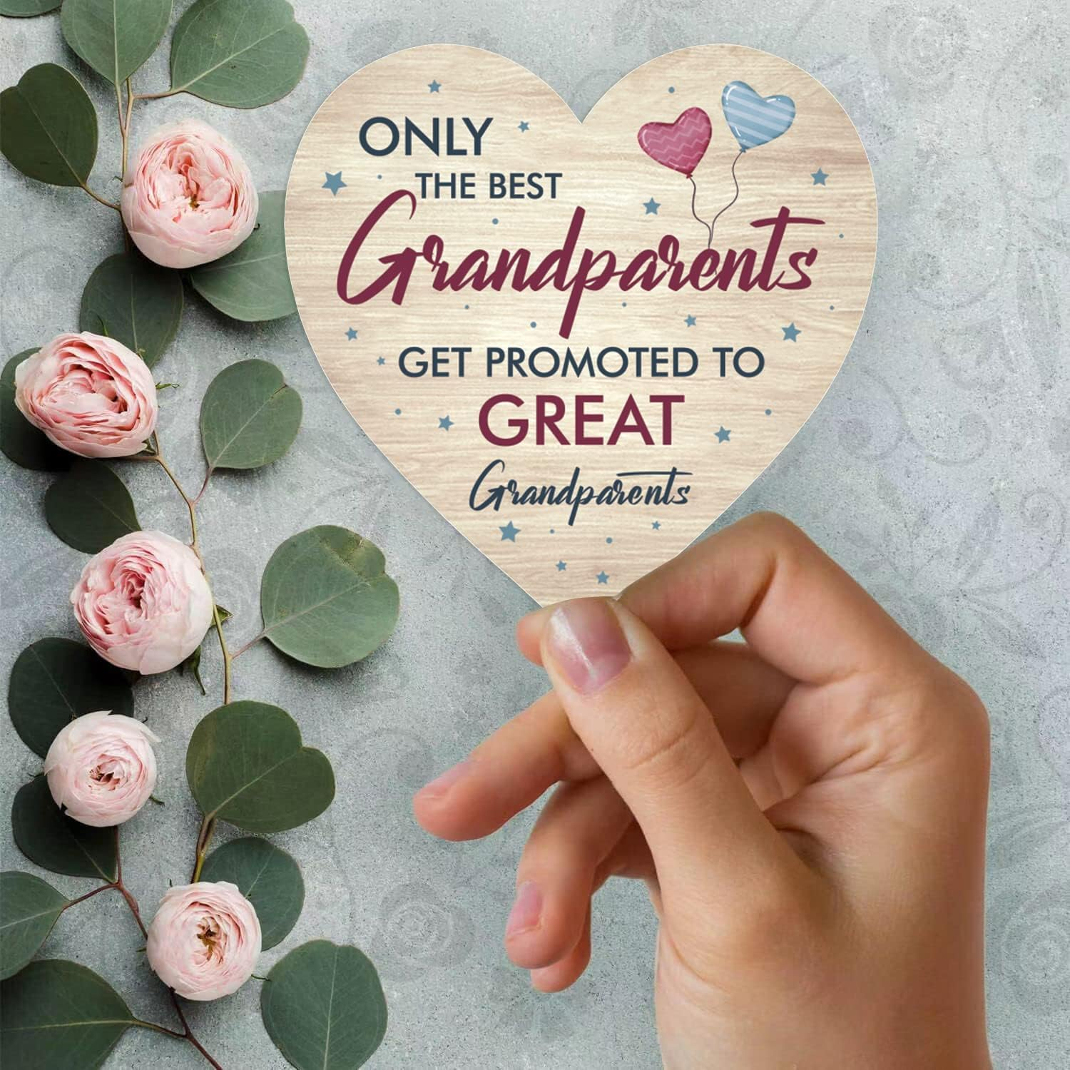 Great Grandparents Baby Announcement - Best Grandparents Get Promoted to Great Grandparents - Great Grandparents Wood Sign image number 1