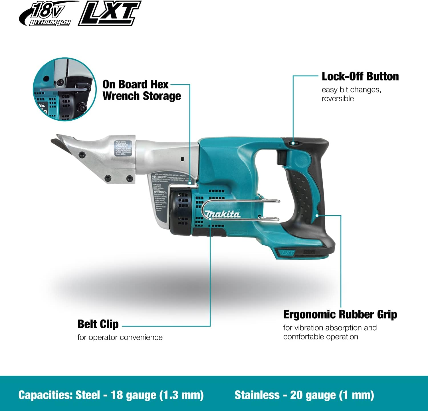 Makita 18V Li-Ion Metal Shear
