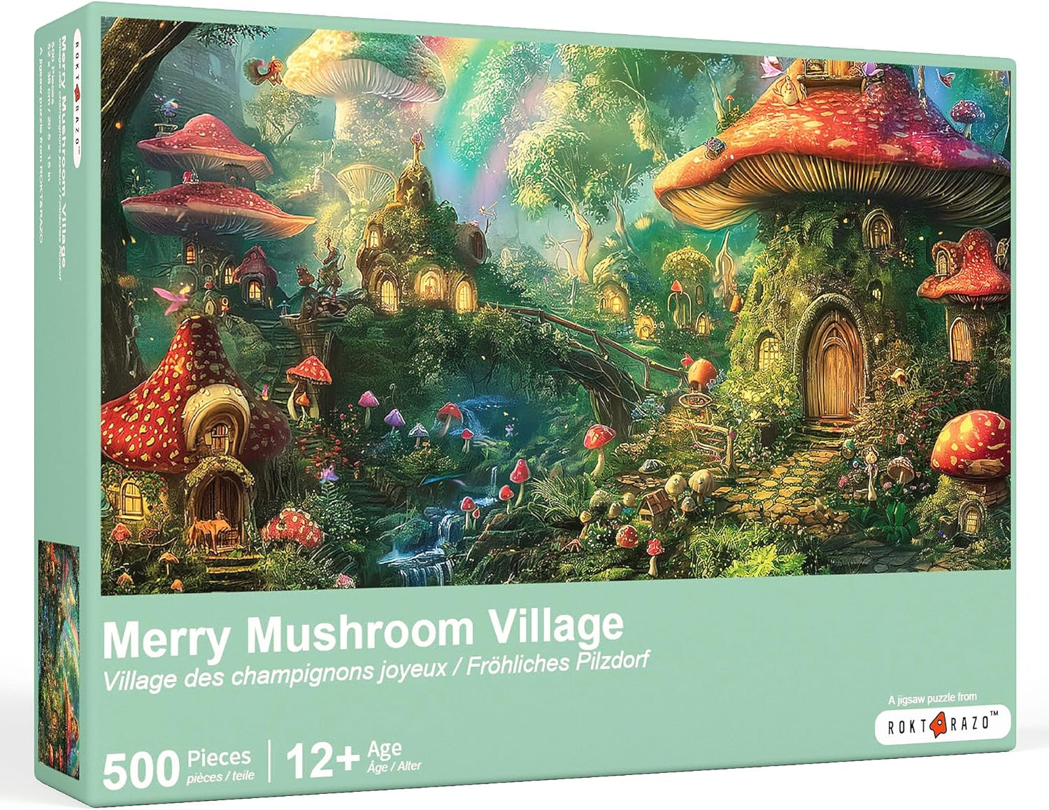 Cinque Terre at Night, 500 Pieces Jigsaw Puzzles, Challenging Puzzle Perfect for Adults, Family Game Nights, 20.5 * 15.0 In image number 5