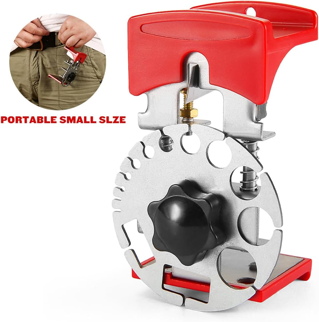 Handheld Quick Peeling Artifact Adjustable Manual Wire Stripper, Heavy-Duty Cable Stripping Tool for Electricians, Metal and Plastic Construction, 4.7 X 2.95 Inches image number 6