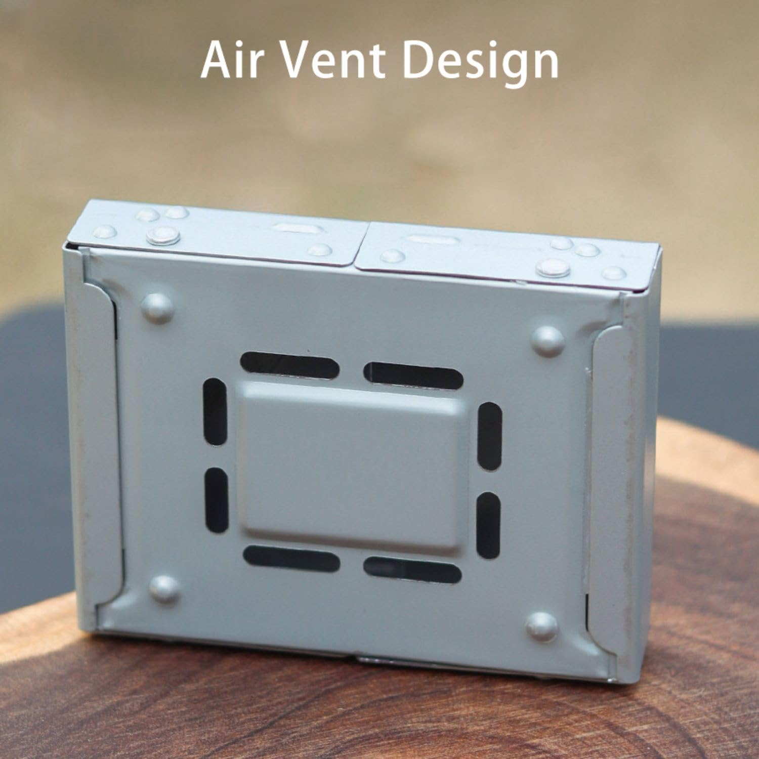 Pocket Size Folding Stove Portable Solid Fuel Stove, Foldable Stove Alcohol Oven Burner Thickened Solid Alcohol Fuel Mini Camping Stove for Solo Outdoor Camping Hiking Picnic image number 1