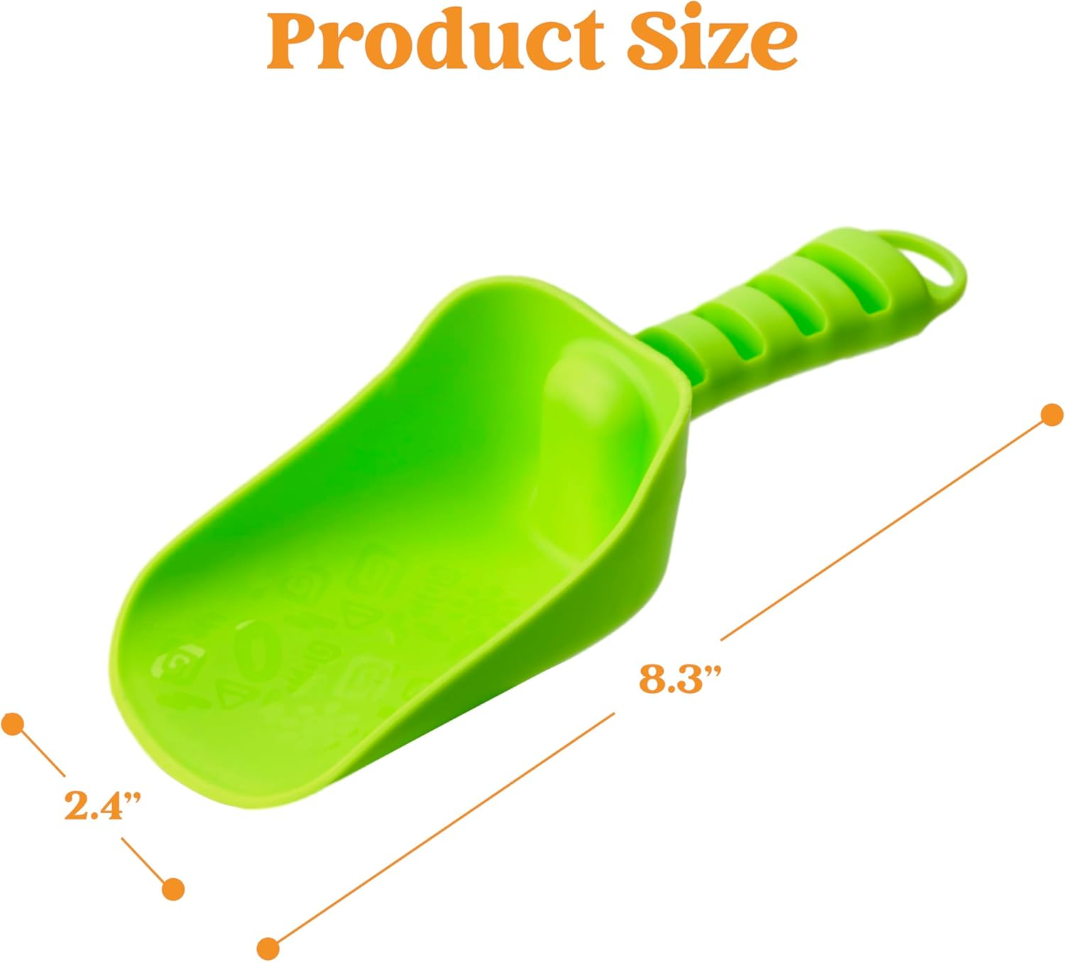 Sloosh Beach Sand Shovels for Kids - 4 Packs Shovels Colorful Scoops Travel Sand Toys for Toddlers Kids Outdoor Digging Play, Heavy Duty Plastic Garden Planting Shovels Spades Sets Sandbox Toys image number 2