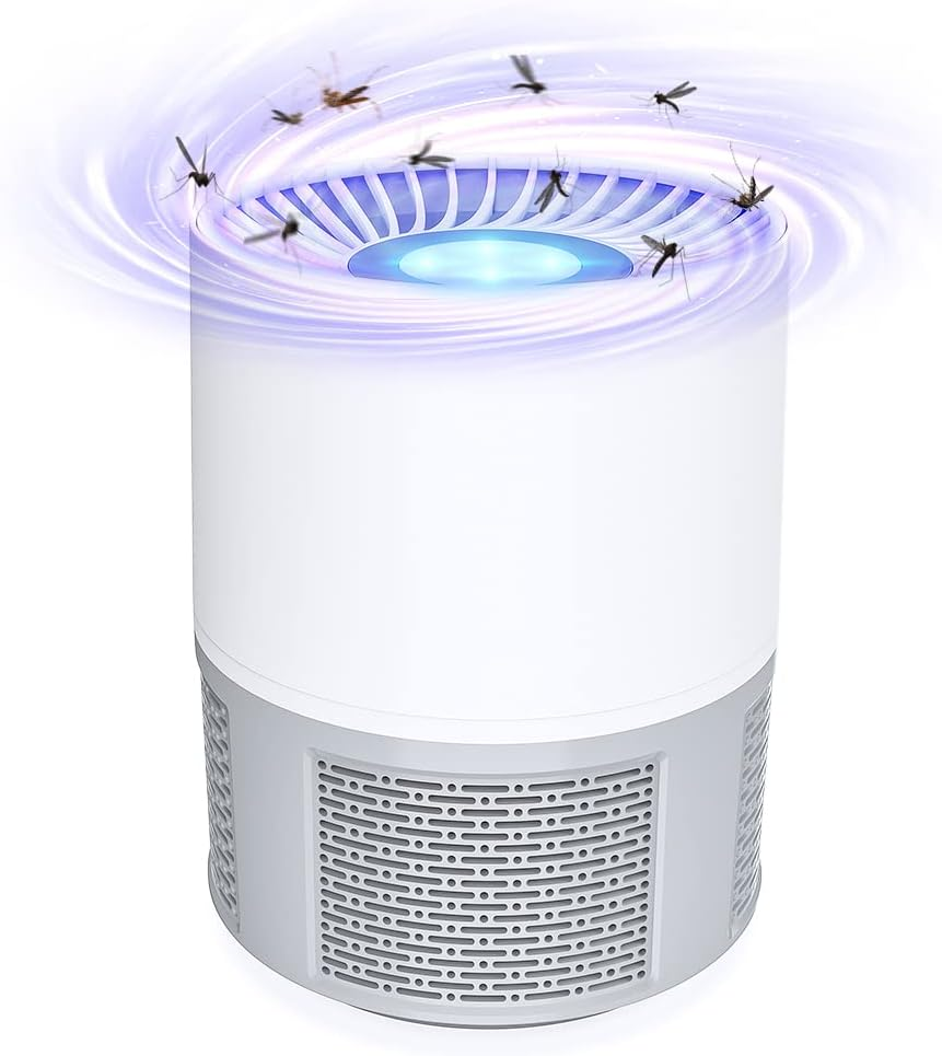 Mosquito Killer Lamp, Bug Zapper, Portable Zappers USB Rechargeable Mosquito Killer Lamp, Indoor Outdoor Use Bug Zapper Powerful Attractant for Backyard Patio Camping image number 2
