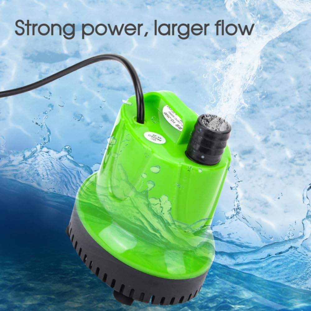 Leona Co Submersible Fish Tank Water Pump | Bottom Suction Aquarium Circulation Pump | High Flow Oxygenation Pump for Fish Tanks, Ponds & Aquariums (60W) image number 2