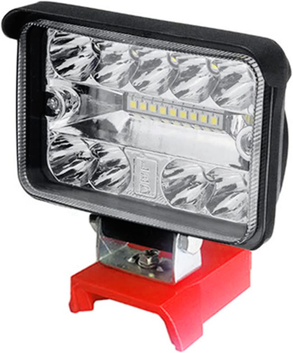 3 Inch LED Work Light for Milwaukee M18 20V Lithium Batteries Super Bright 180 Degree Rotation Jobsite Light image number 1