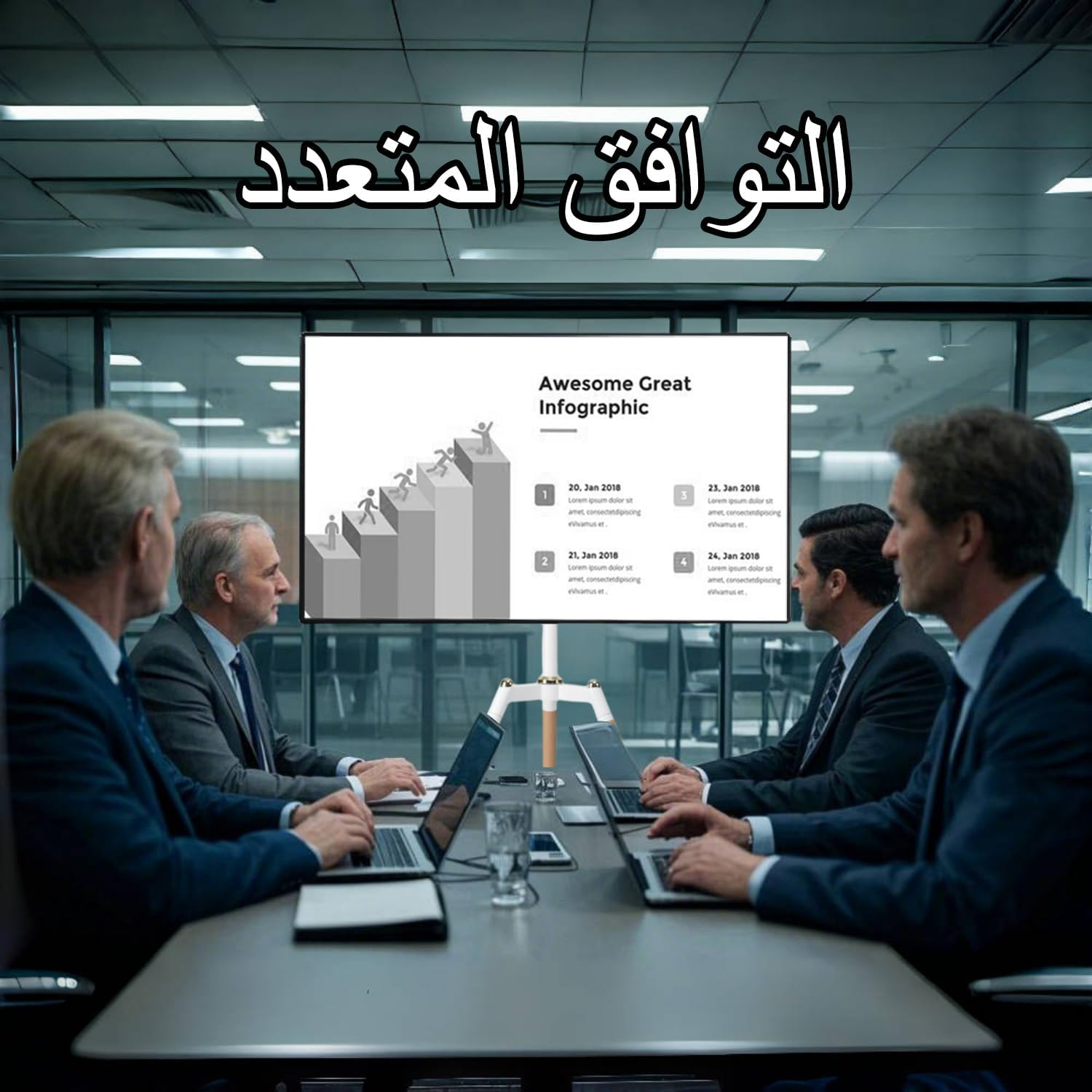 NOAEOU Fit 32-65 Inches Screen Floor TV Stand, Height Adjustable Studio Tripod Easel TV Display Stand for Bedroom, Living Room (White) - White image number 1