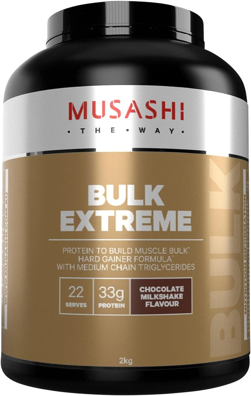 Musashi Bulk Extreme Chocolate Milkshake Protein Powder 2 Kg image number 1