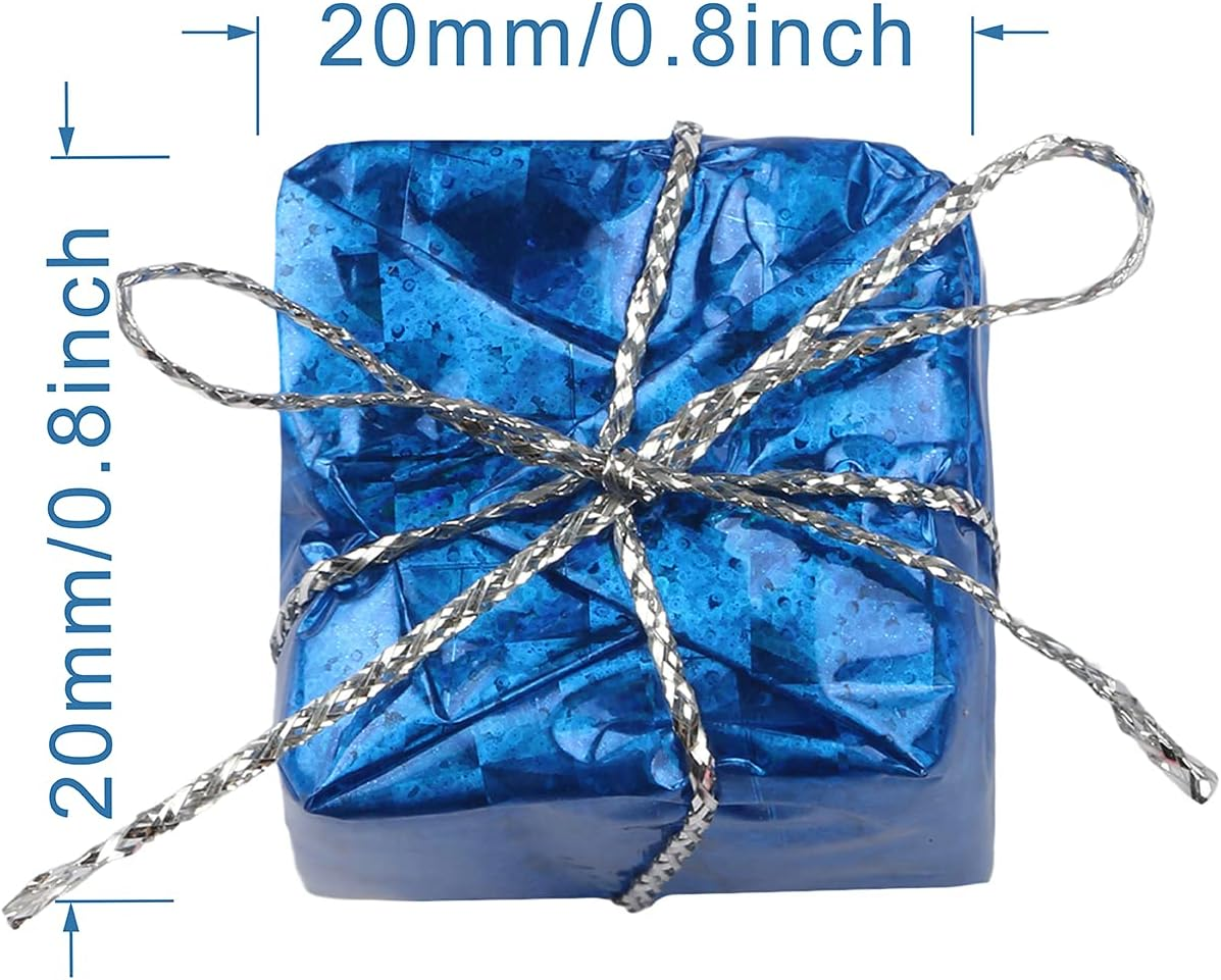 Christmas Tree Small Gift Boxes Hanging Decorations Ornaments Party Favors,24 PCS (Random Color) image number 3