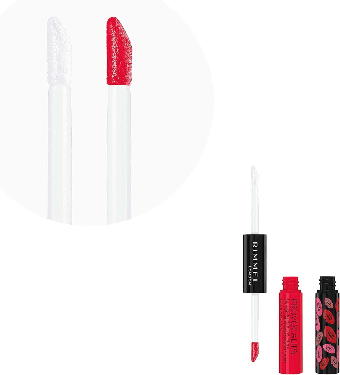 Rimmel London Provocalips 16HR Kiss Proof Lip Colour, 500 Kiss Me You Fool image number 5