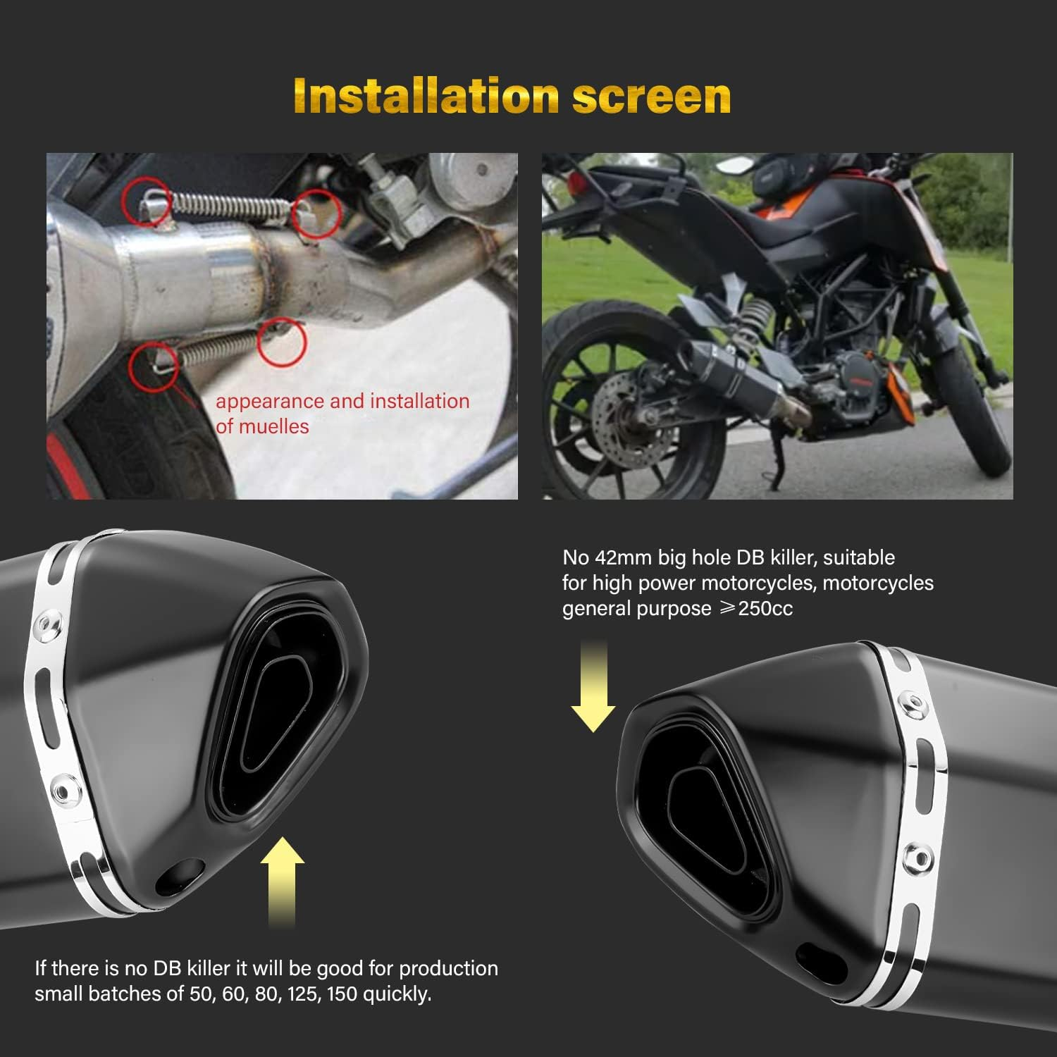 Motorcycle Exhaust Muffler image number 2