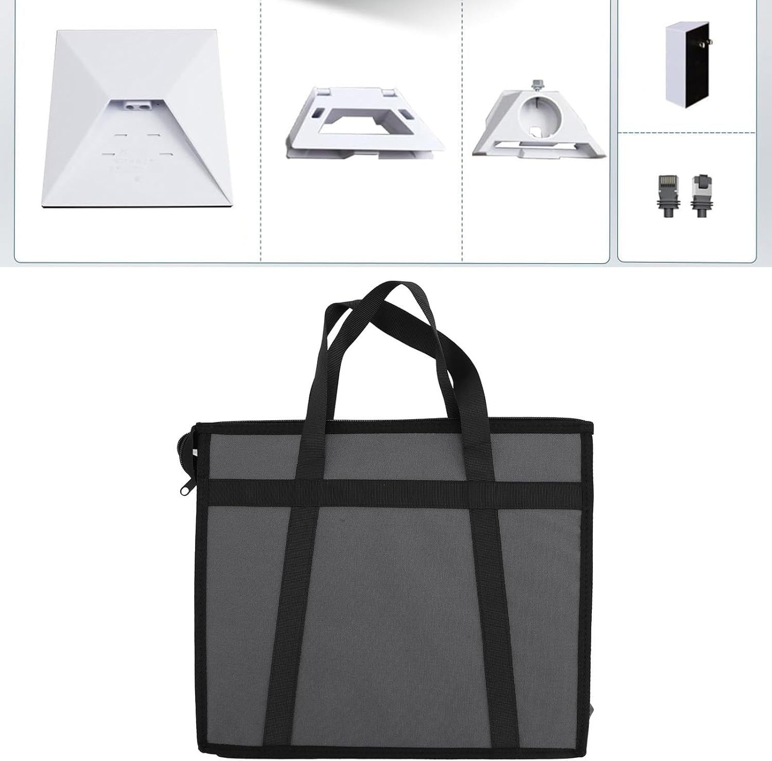 Starlink Mini Satellite RV Carry Bag, Outdoor Travel Bag, Easy-To-Carry Organizer for Starlink Mini Dish Kit, Portable Starlink Mini Carry Bag for Camping and RV Trips image number 5