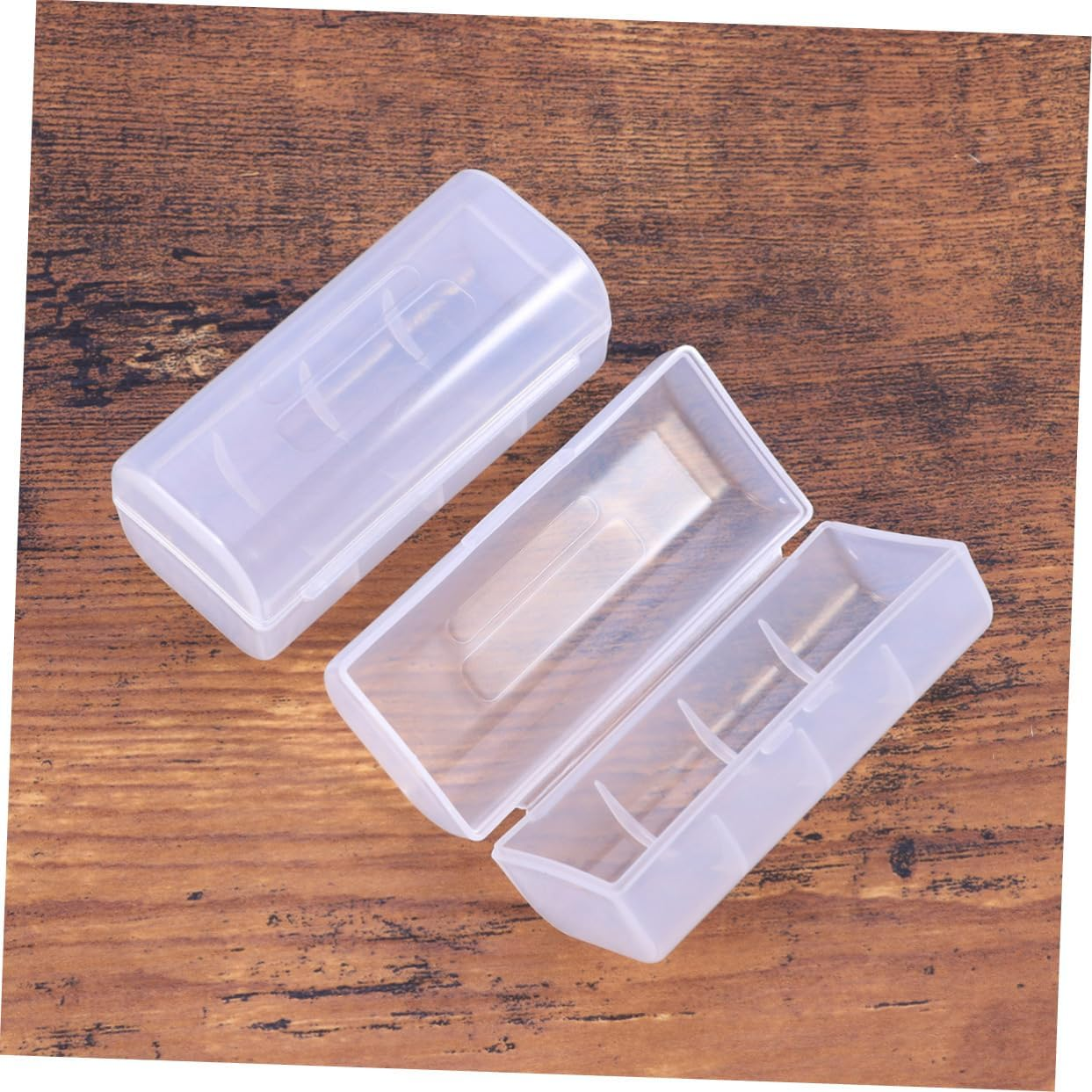 Jojofuny Practical 26650 Battery Storage Hard Case Battery Box for 2X 26650 Batteries Rolled Battery Prevention Eco-Conscious image number 4