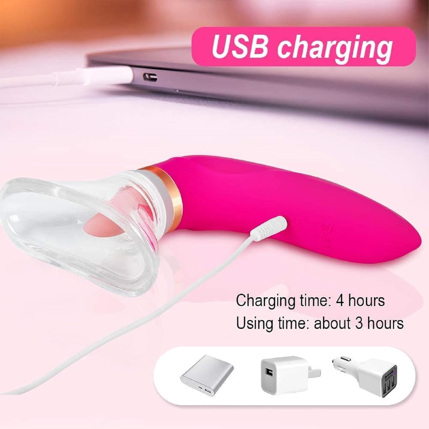 Sucking Vibrator Sex Toys - Adult Sex Toys with 8 Sucking & 5 Licking Vibrations Toys for Womens Sex Pleasure, G-Spot Nipples Vagina Clitoral Vagina Pussy Vacuum Pump Adult Sex Toys for Women Couples