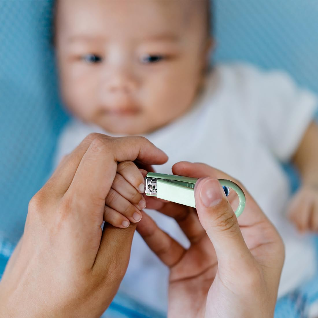 BIRLOZA Set of 2 Nail Clippers Straight Nail Clippers for Fingernails, Nail Clippers Sharp, Nail Cutter for Women, Girls and Children image number 1