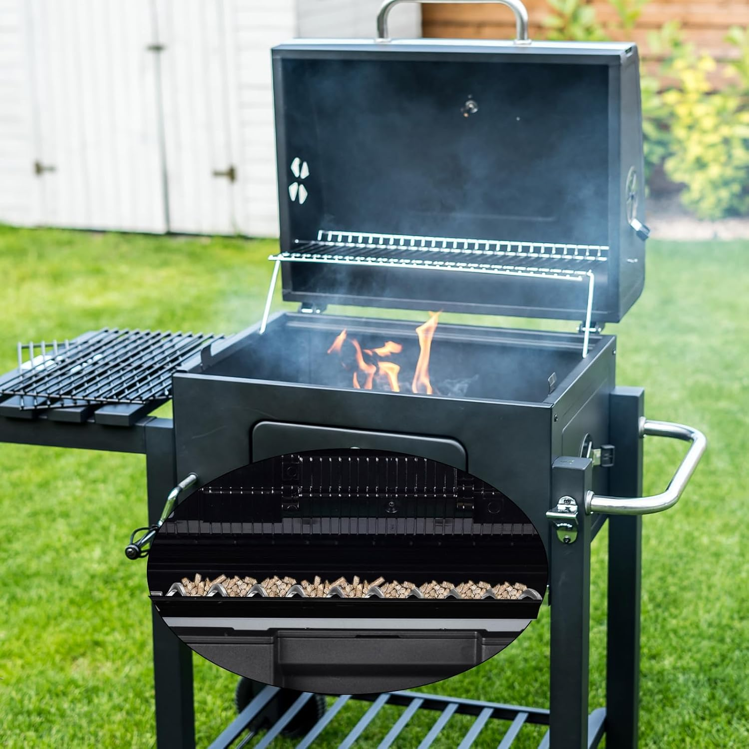 23 Inch Igniter Auger Shaft Screw, Auger Replacement with Bushing Auger Motor Push Rod/Shaft BBQ Grill Part Accessories for Pit Boss Series image number 2