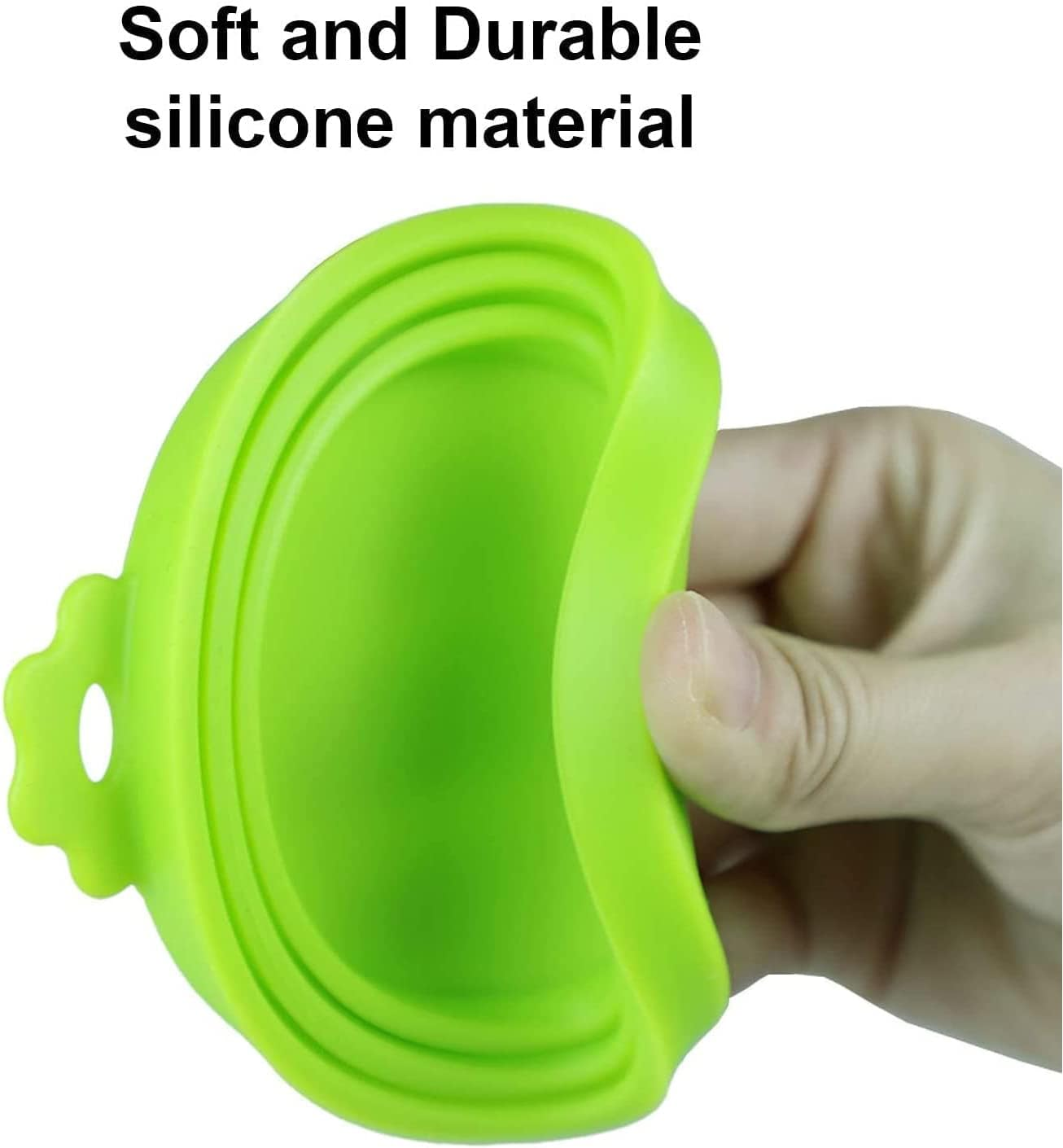 4 Pcs Tin Can Lids Pet Feeding Can Covers Universal Silicone Dog Food Can Lids Standard Size for Cat Dog Can Tops Pet Food Sealing image number 5