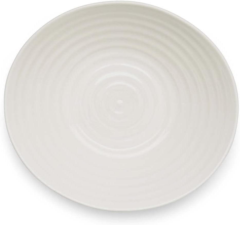 Portmeirion Sophie Conran White Cereal Bowl | Set of 4 | Dinnerware Bowl for Soup or Cereal | 7.25 Inch | Made from Fine Porcelain | Microwave and Dishwasher Safe - Celadon image number 2