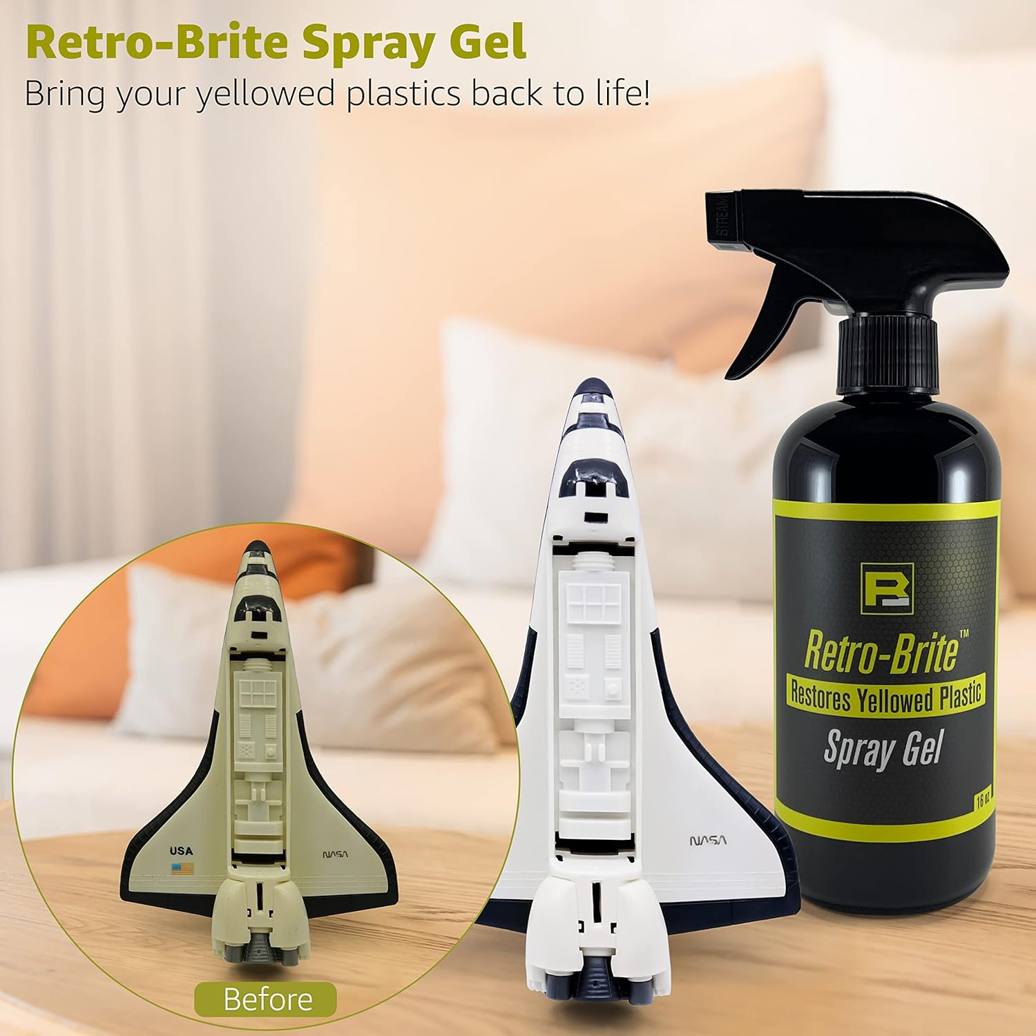 Retro-Brite (Sole Sauce) : Restores Yellowed Plastic (16Oz) image number 1