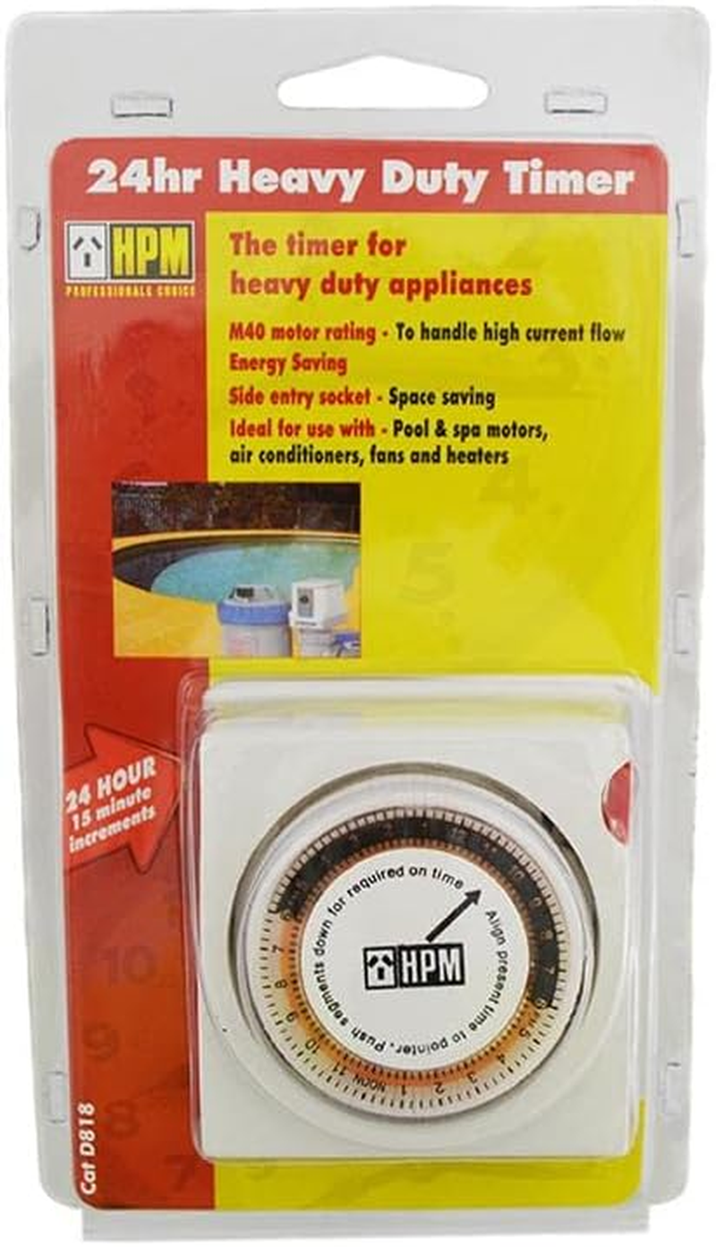 Hpm 24Hr Heavy Duty IP44 Outdoor Timer