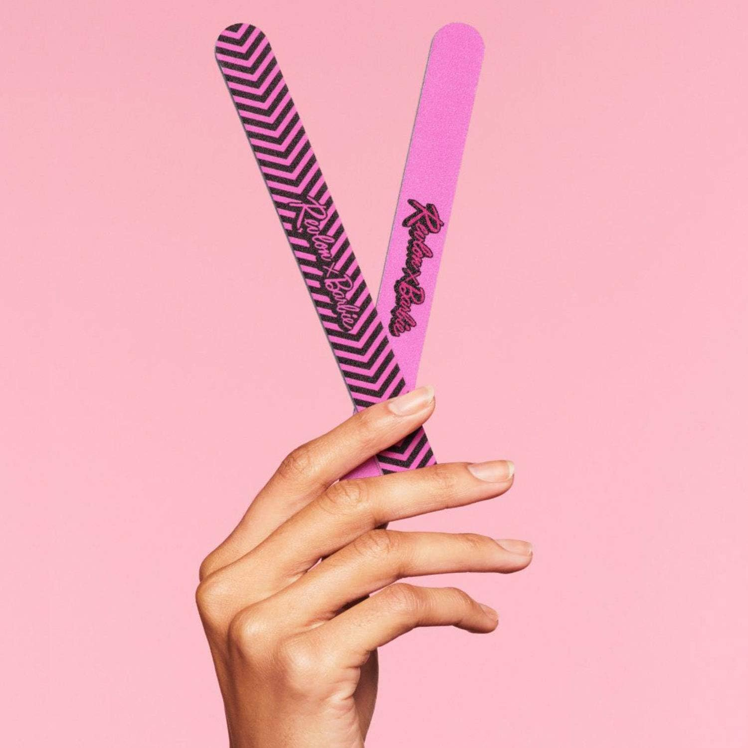 REVLON File on Nail Shaper, Limited Edition Live Boldly Collection, Pink 2 Count (Pack of 1) image number 2