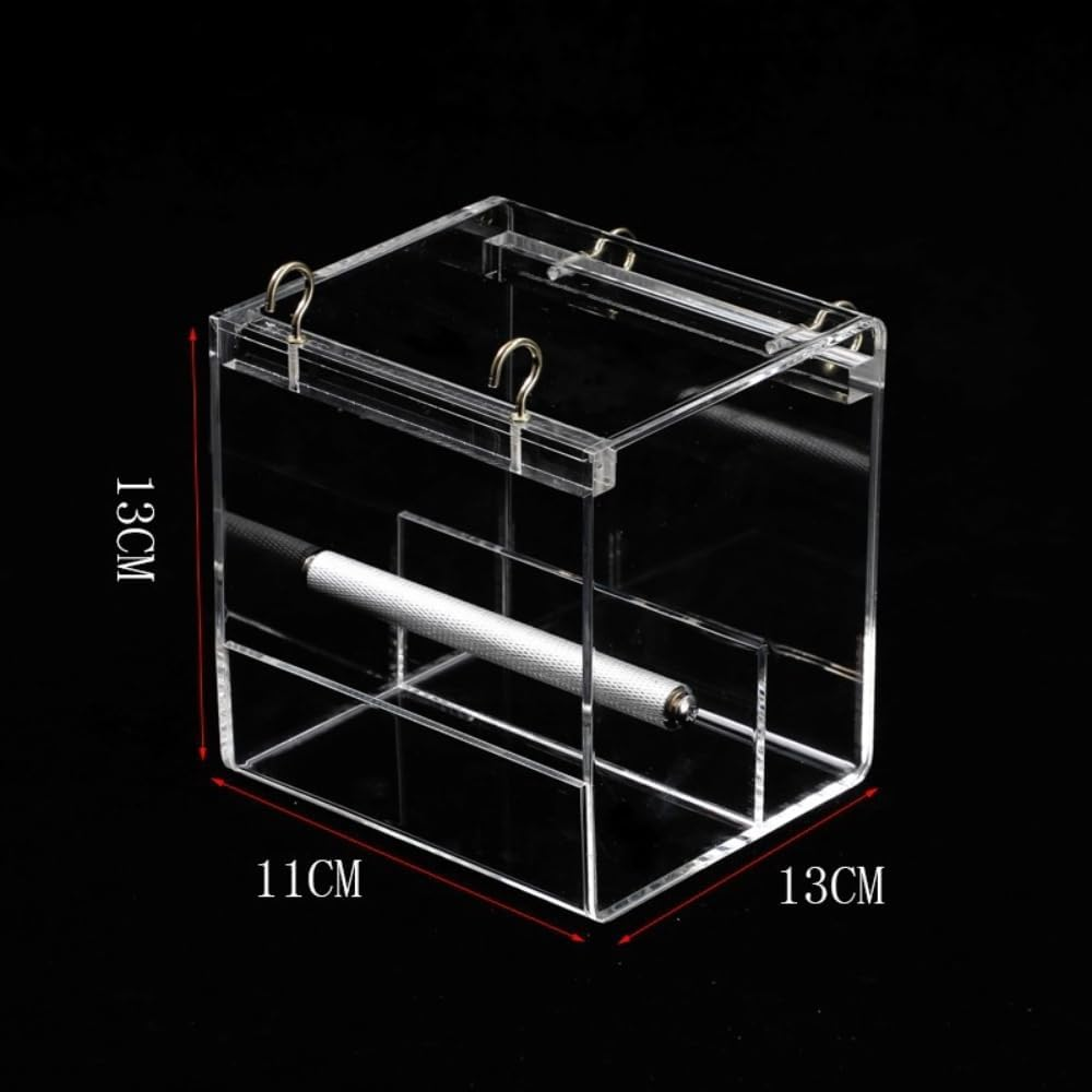 Acrylic Automatic Parrot Feeder, Bird Feeder,Pet Feeder Seed Food Container,Cage Accessories for Small Birds like Parakeet, Canary, Cockatiel image number 3