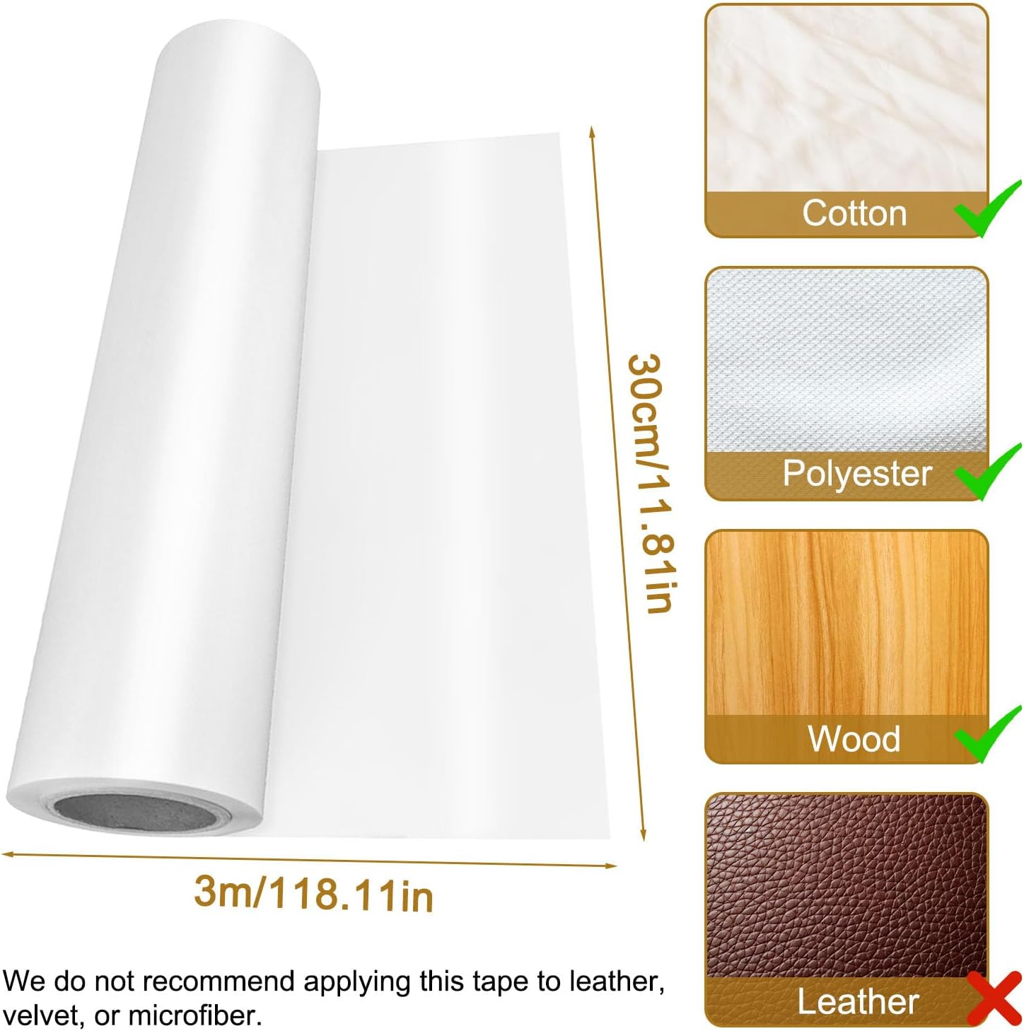 Self-Adhesive Cat Scratch Film, 30 X 300 Cm, Scratch Protection, Sofa Protection, Cat Scratching Film, Cats for Furniture, Anti-Scratch Film for Cats, PVC Cats, Scratch Protection, Sofa image number 3