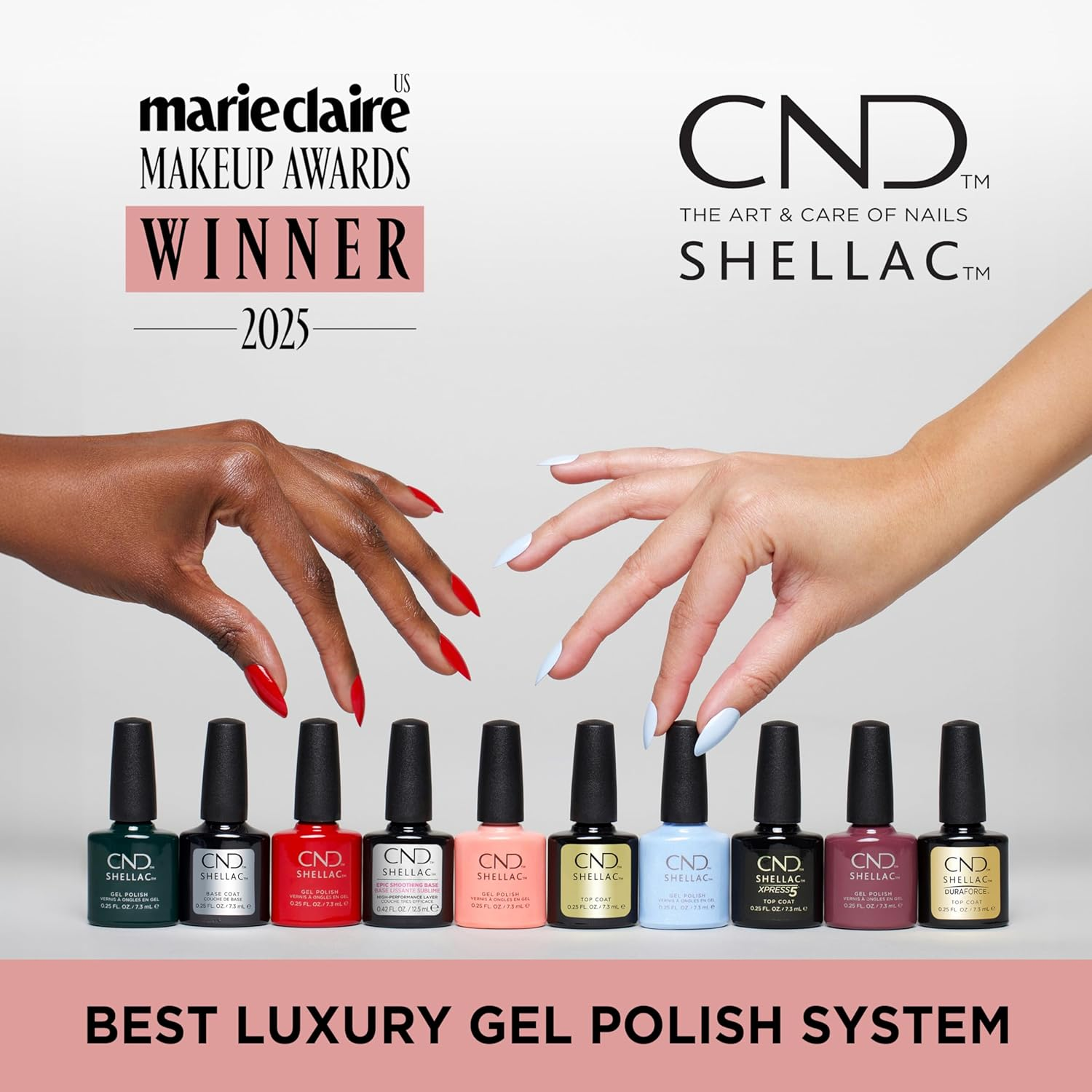CND Shellac Wear Extender Base Coat Gel Nail Polish 7 Ml, 7 Ml