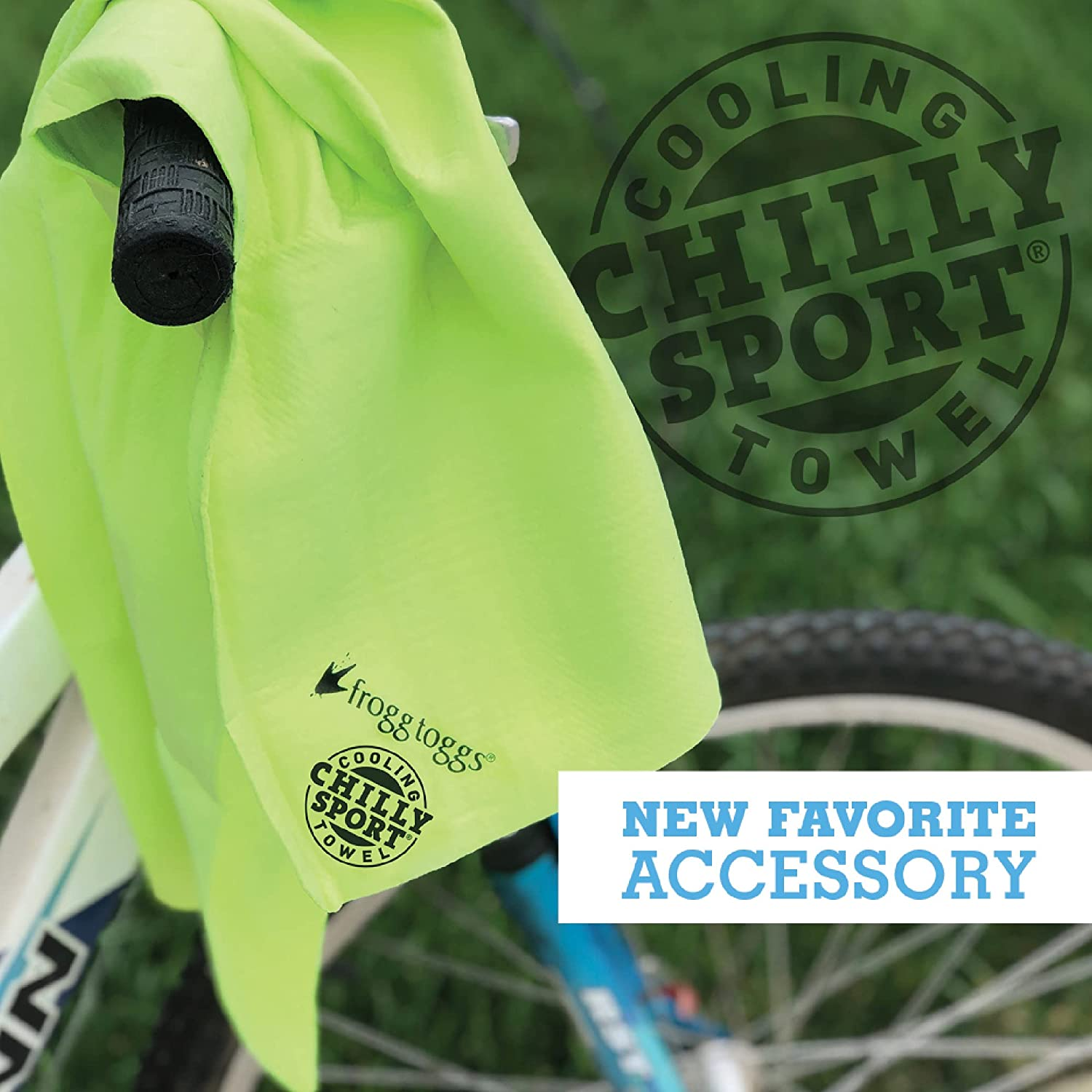 FROGG TOGGS Chilly Pad, Instant Cooling Towel, Long Lasting, Reusable, Sports and Outdoors Neck Towel 33X13