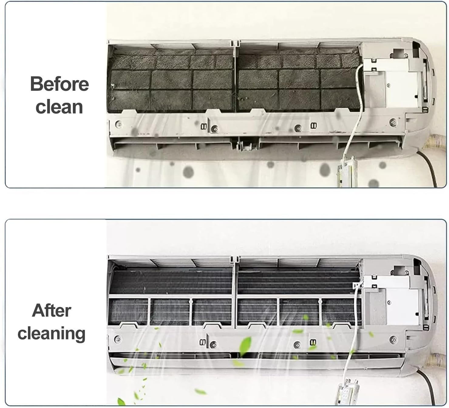 Leak-Proof Split System Air Conditioner Cleaning Kit,360&deg; Waterproof,Adjustable Bag for 33&ndash;51 Inch Units,Diy Aircon Cleaning Kit Includes Splash Guard,Drain Hose(250 Cm),Gloves and Cleaning Brush image number 4