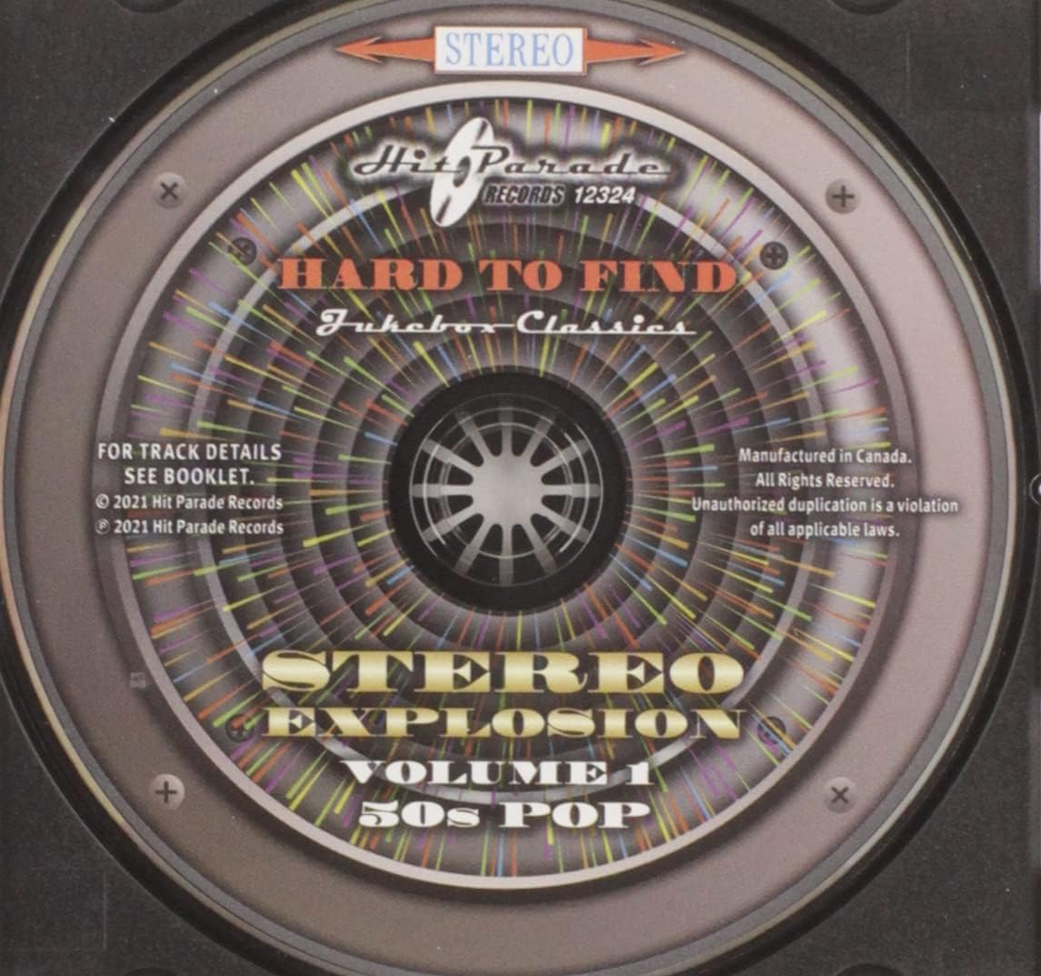 Hard to Find Jukebox Classics: Stereo Explosion Vol. 1 50S Pop (Various Artists) image number 3