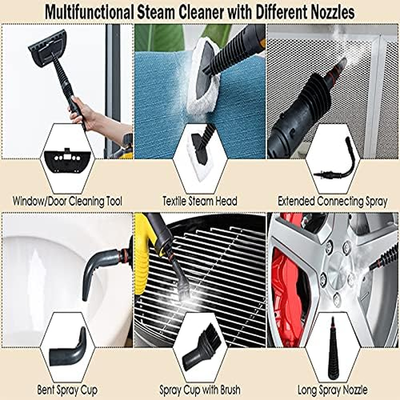 Portable Electric High Pressure Steam Cleaner Multi-Purpose Handheld Sprayer image number 1