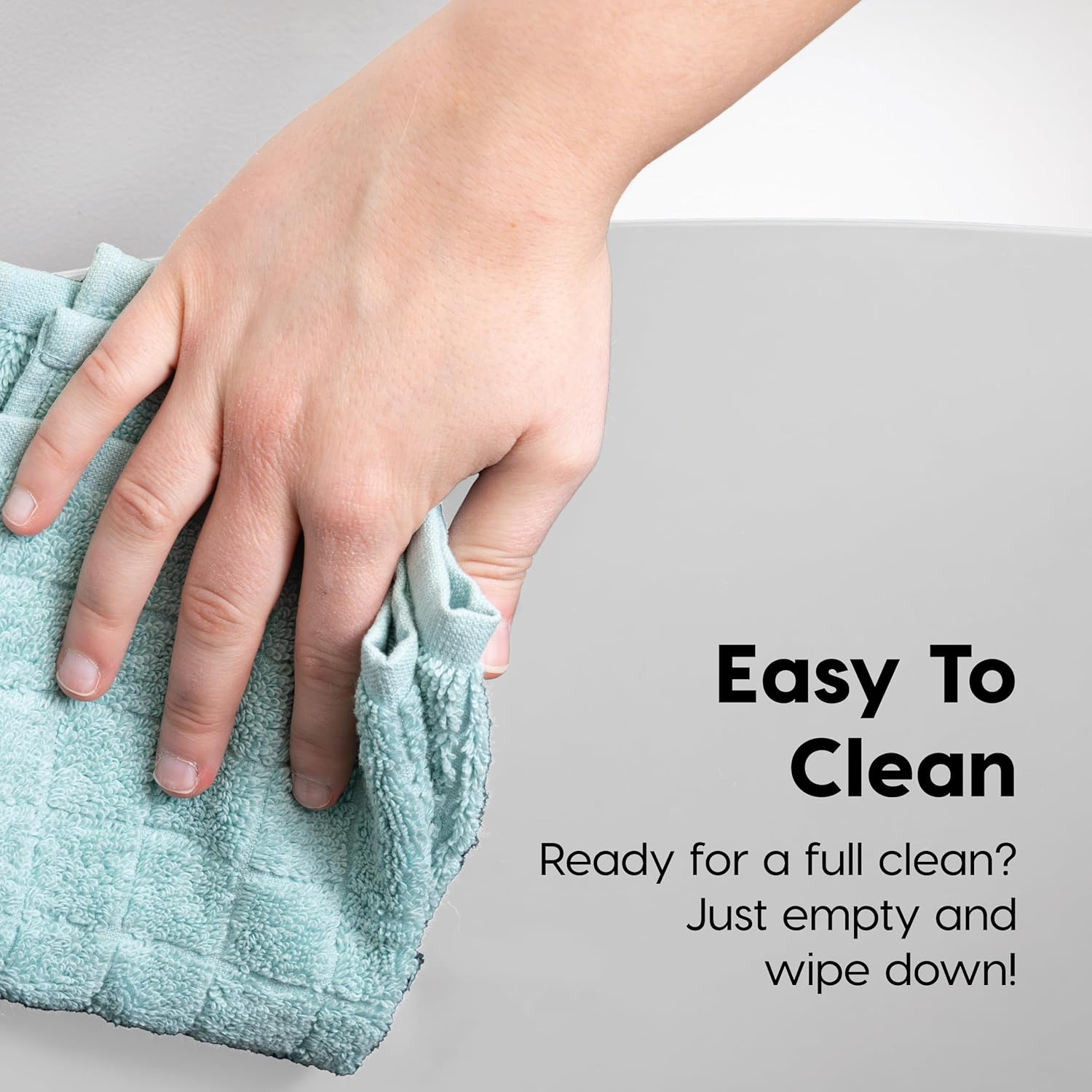 IRIS Top Entry Cat Litter Box, White - Beige image number 4