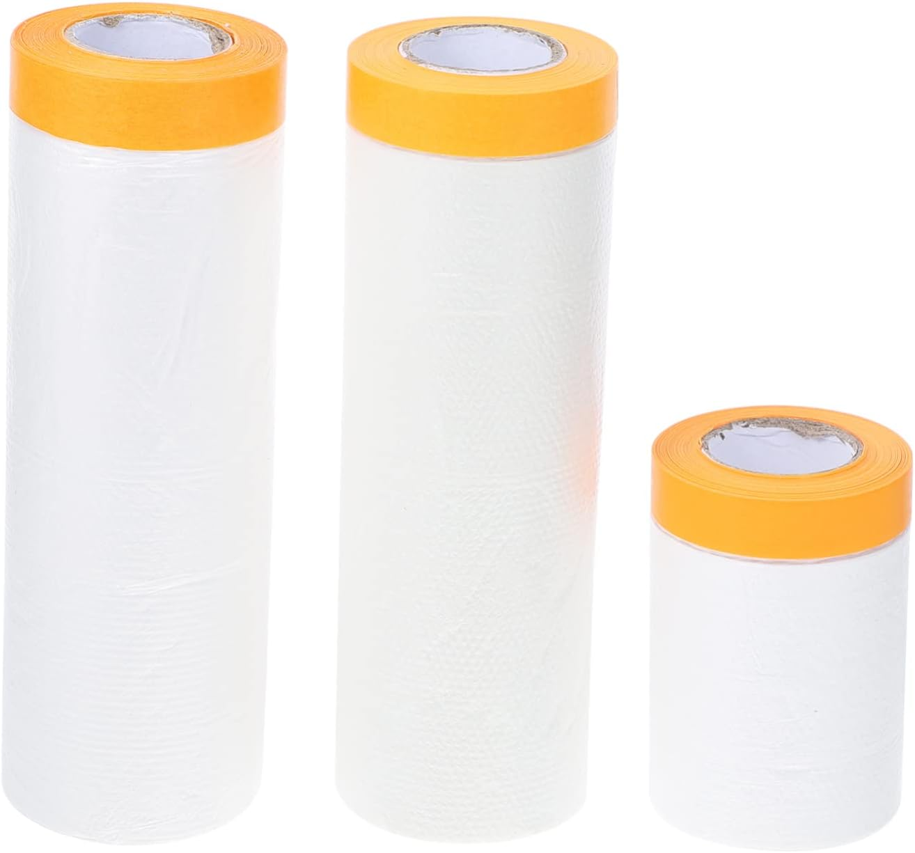 3 Rolls Masking Paper for Painting 20 Meters Auto Masking Film for Car Paint Furniture Protection Window Frames Light Household Appliances Picnic Mat Covering image number 4