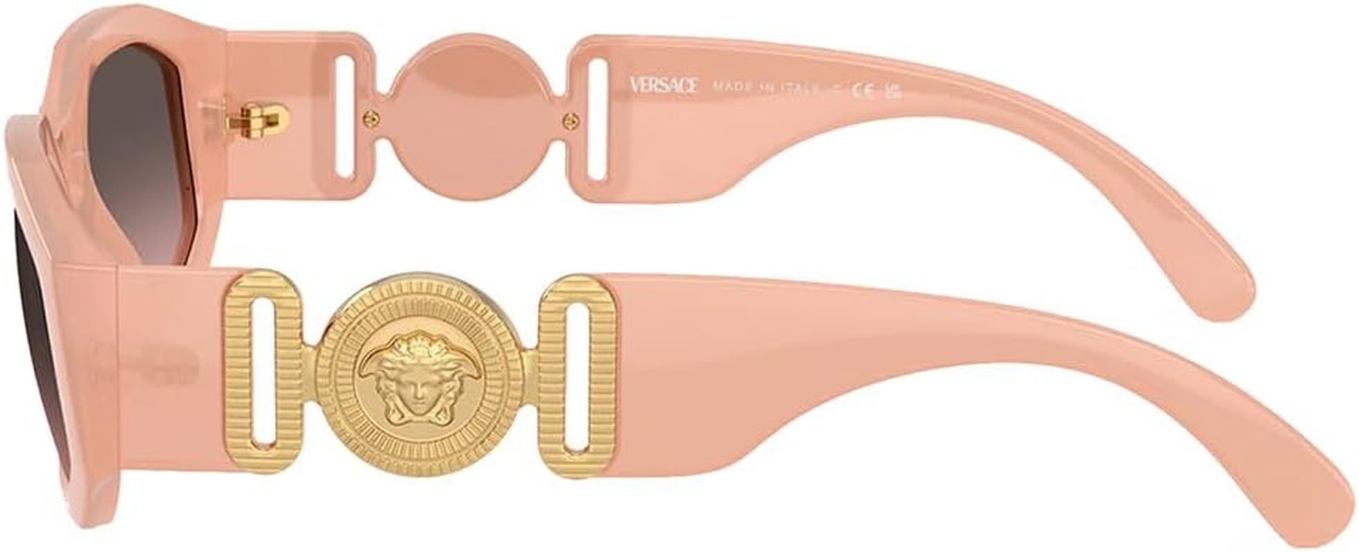 Versace Man Sunglasses Black Frame, Dark Grey Lenses, 53MM image number 2