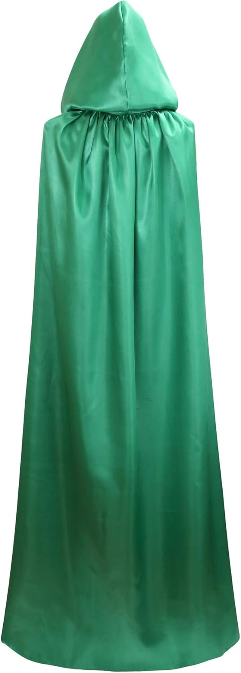 Unisex Reversible Hooded Cloak Cape for Christmas Halloween Party Vampires Cosplay Costumes image number 3