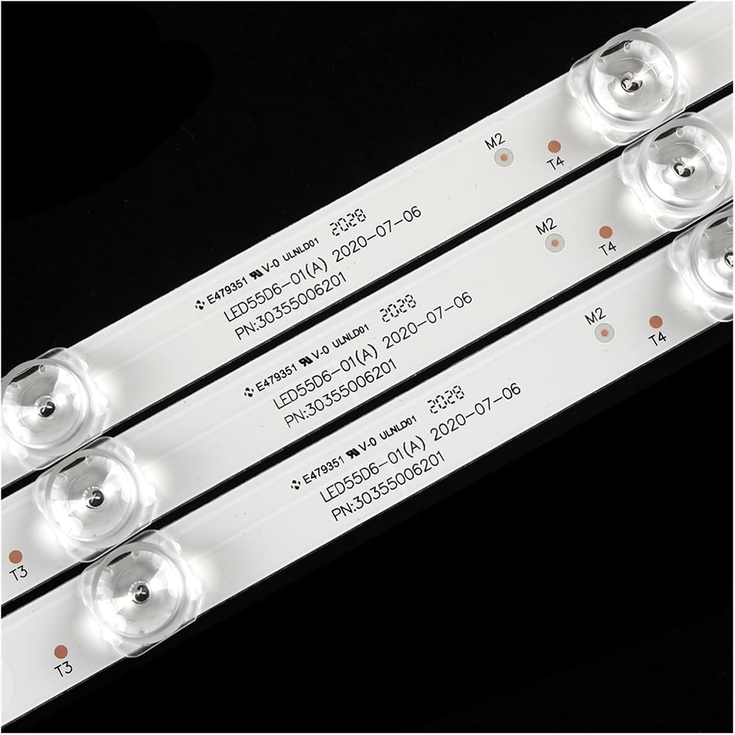 TV Backlight Strips for H.Ai/Er 55Inch Square Lens F55C LQ55AL88M81 G55C F55C LQ55H31 Q55X31J LE55Q6500U N55Y LED55D6-01(A) 303550 image number 1