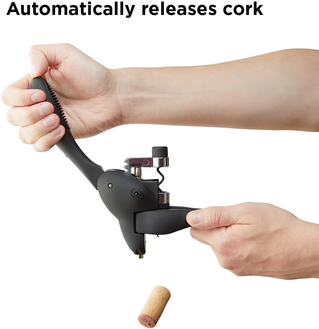 Rabbit 6-Piece Black Polycarbonate Wine Tool Kit - Black image number 4