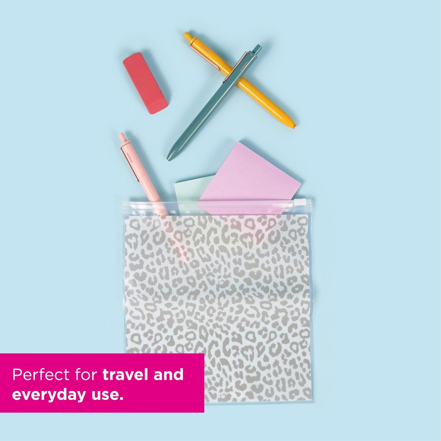 Miamica Women'S Resealable Toiletry Bag & Travel Packing Organizers, Hibiscus, 12 Pack, Hibiscus, 12 Pack, Resealable Bags - Toiletry Bag & Travel Packing Organizers image number 6