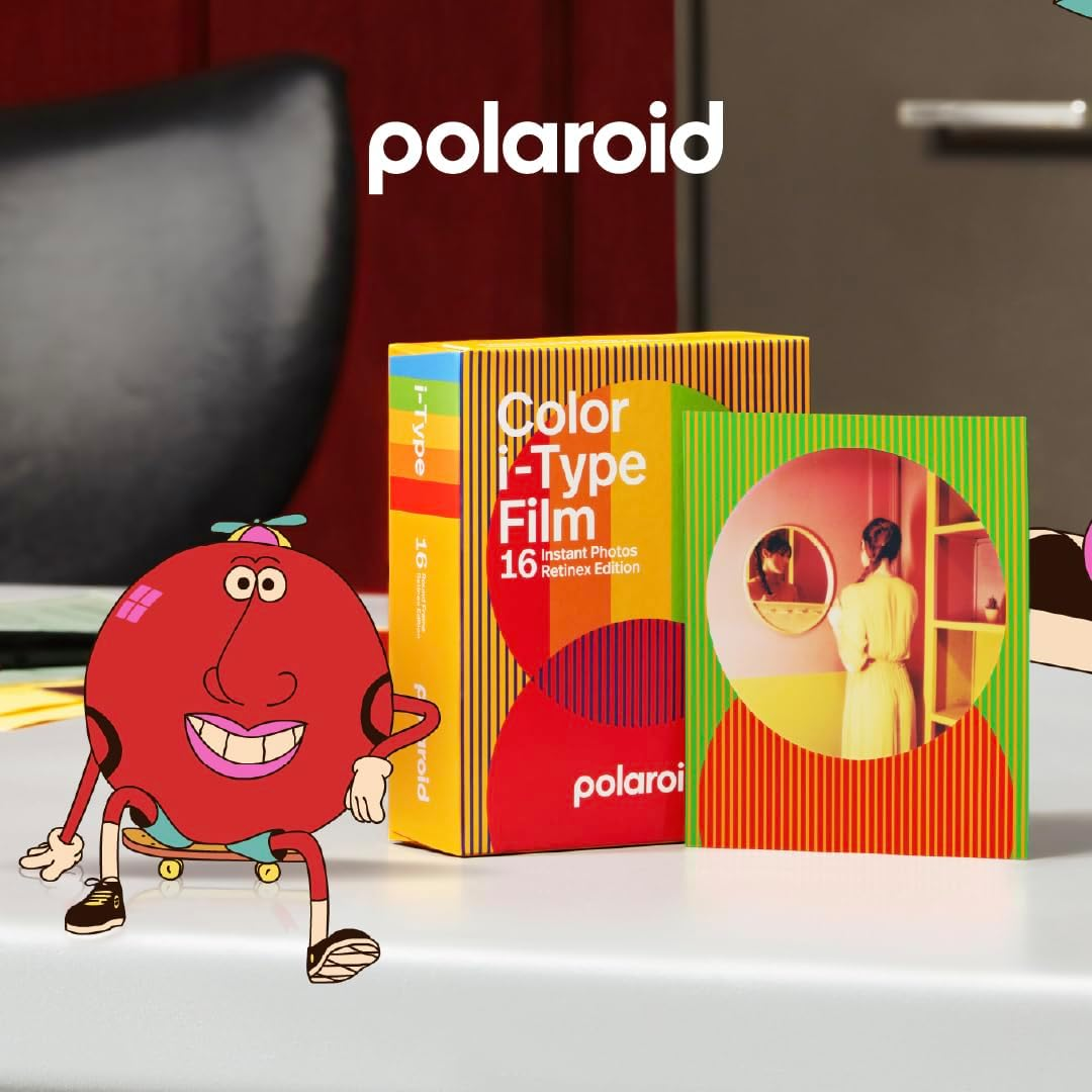 Polaroid Color I-Type Film - Retinex Edition round Frame - Double Pack (16 Photos) (6285) image number 5