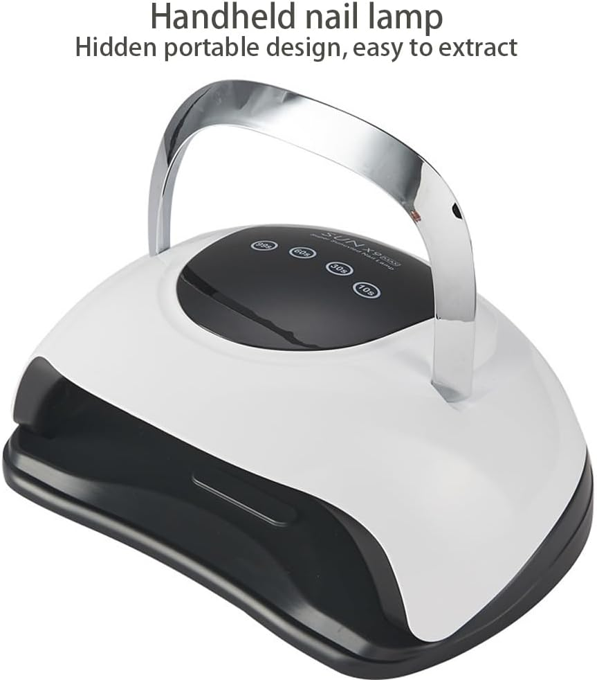 220W UV LED Nail Lamp,57 Lamp Gel Nail Polish Kit with UV Light for Nails,Profesional UV LED Nail Lamp with LCD Touch Display Screen and 4 Timer Settings image number 2