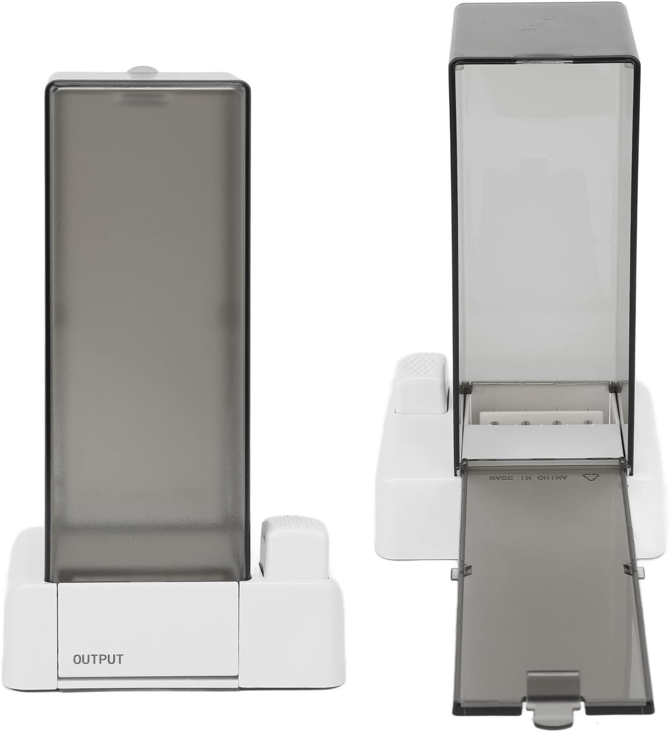 Cotton Pad Dispenser, Automatic Cotton Pad Holder Press Out Makeup Removal Cotton Holder PC Automatic Cotton Pad Dispenser for Bathrooms Bedrooms image number 2